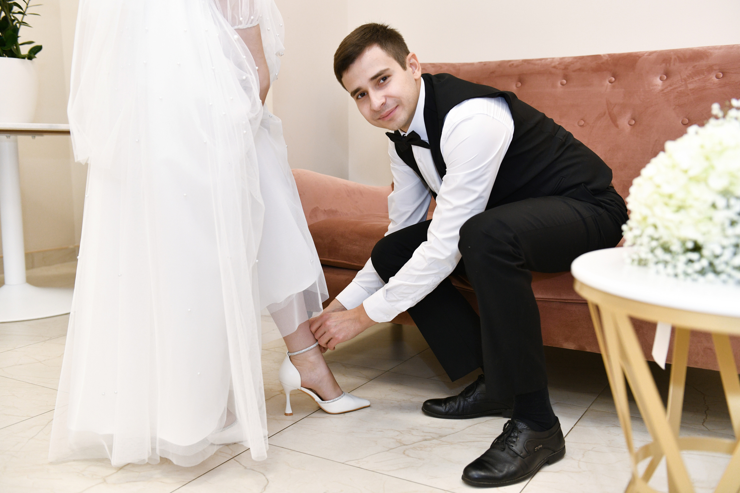 Регистрация брака Елены и Сергея. Свадебный и портретный фотограф в Москве Галина Борисова