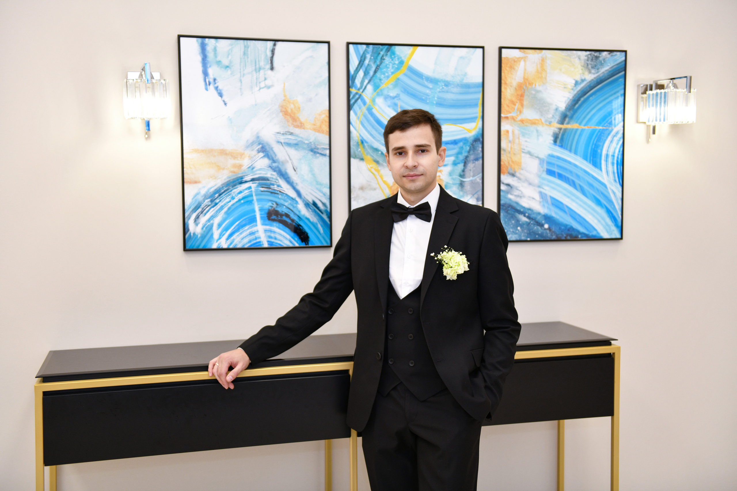 Регистрация брака Елены и Сергея. Свадебный и портретный фотограф в Москве Галина Борисова