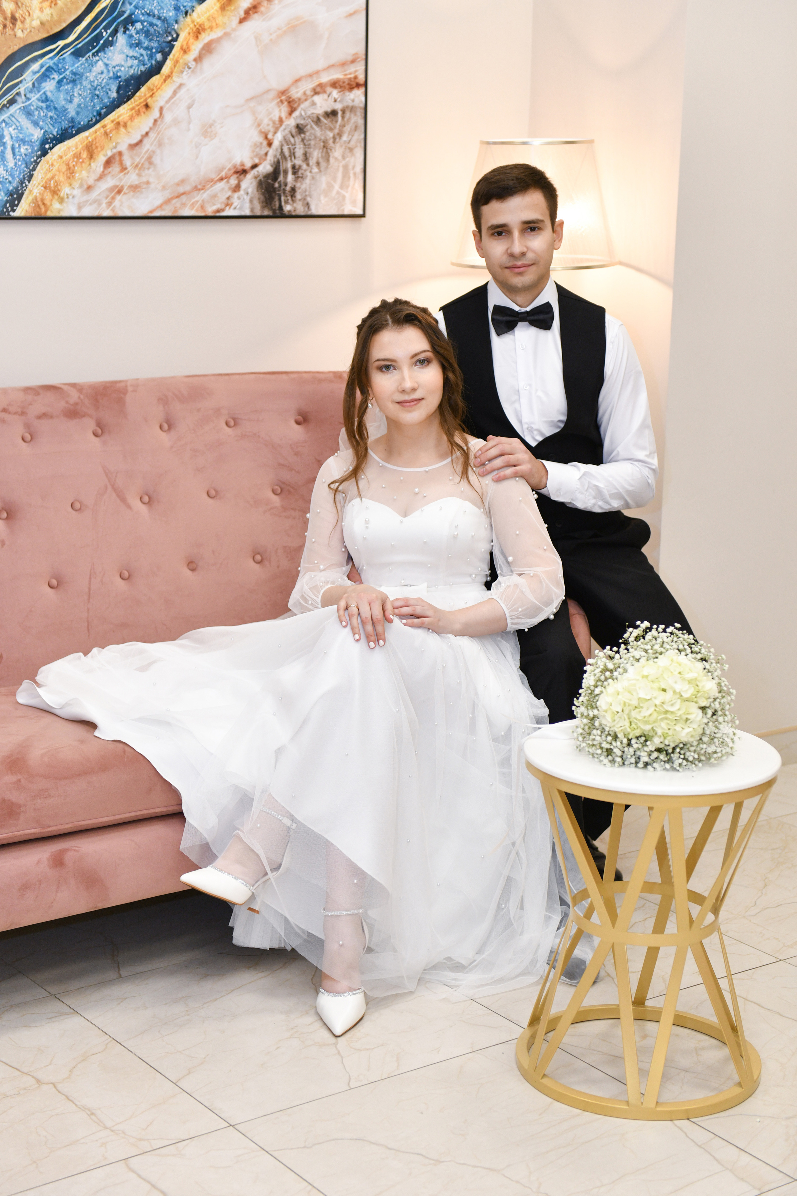 Регистрация брака Елены и Сергея. Свадебный и портретный фотограф в Москве Галина Борисова