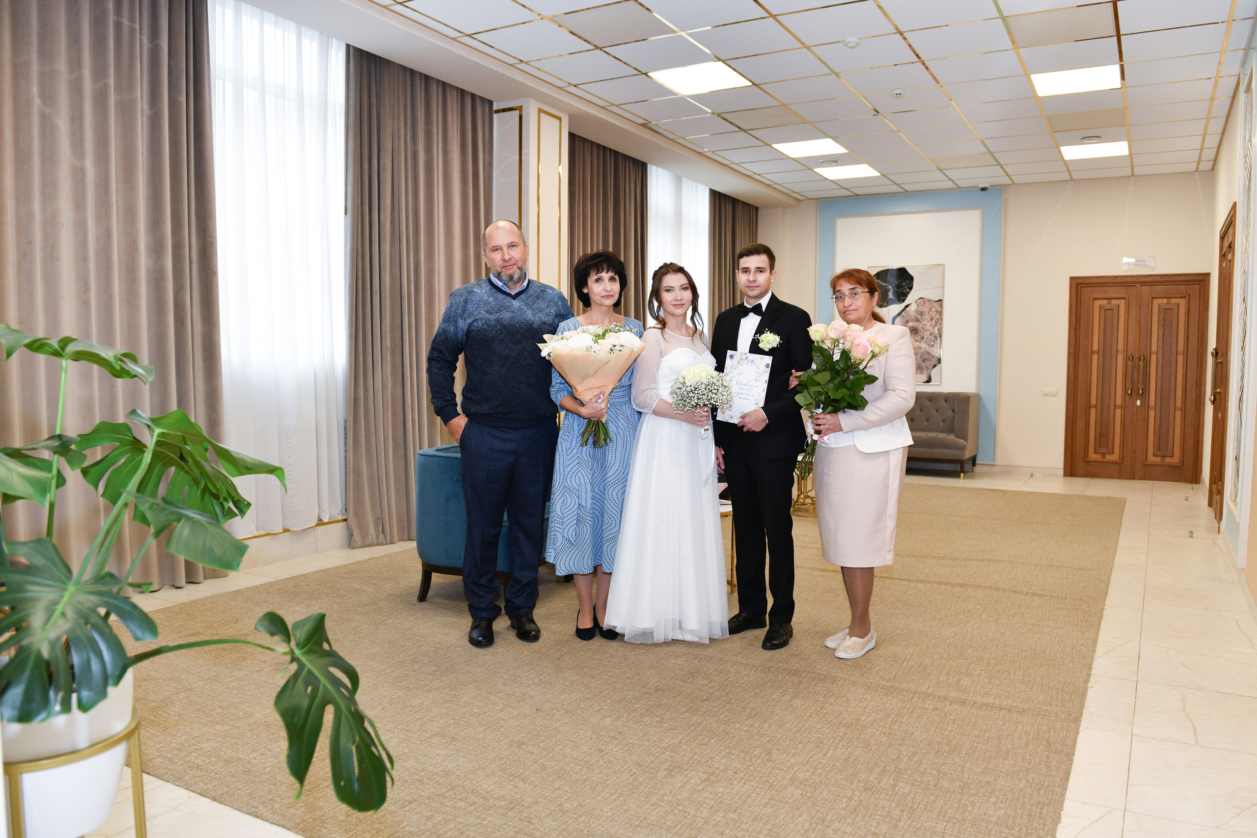 Регистрация брака Елены и Сергея. Свадебный и портретный фотограф в Москве Галина Борисова