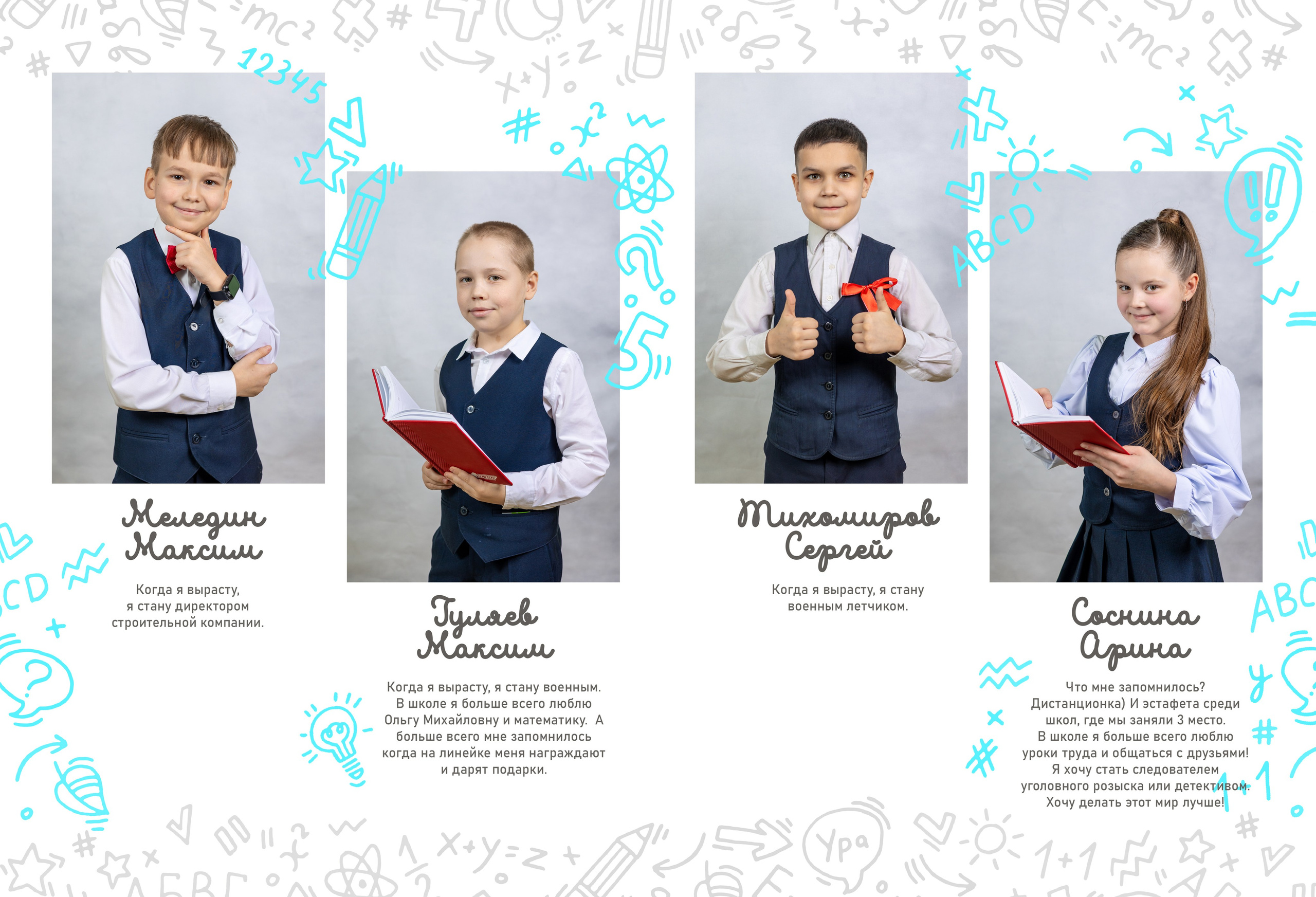 Для 4 класса. Стильные выпускные альбомы в Перми