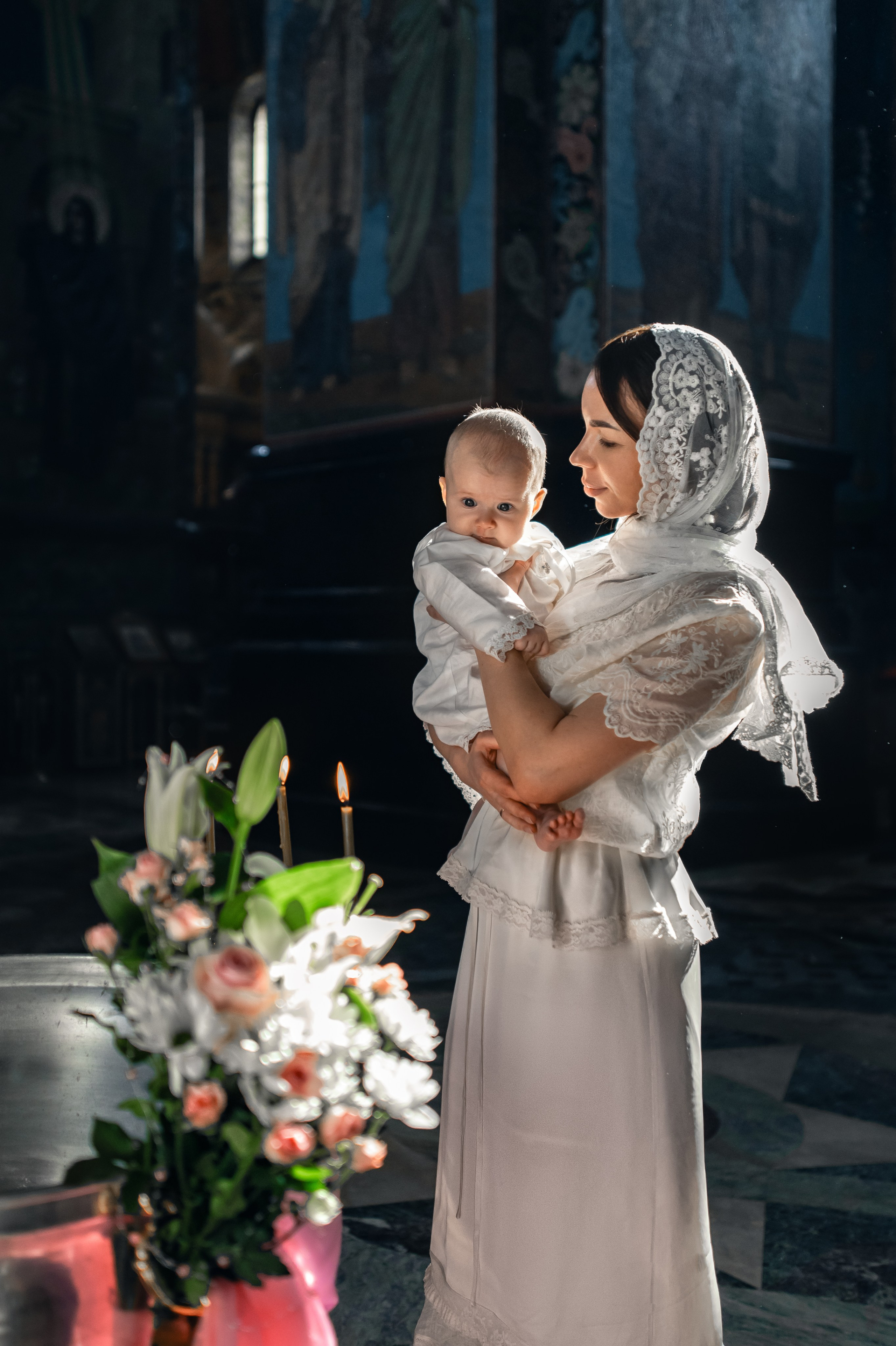 Крещение в Спасе на Крови. Фотограф на крещение и венчание, семейный фотограф в Санкт-Петербурге