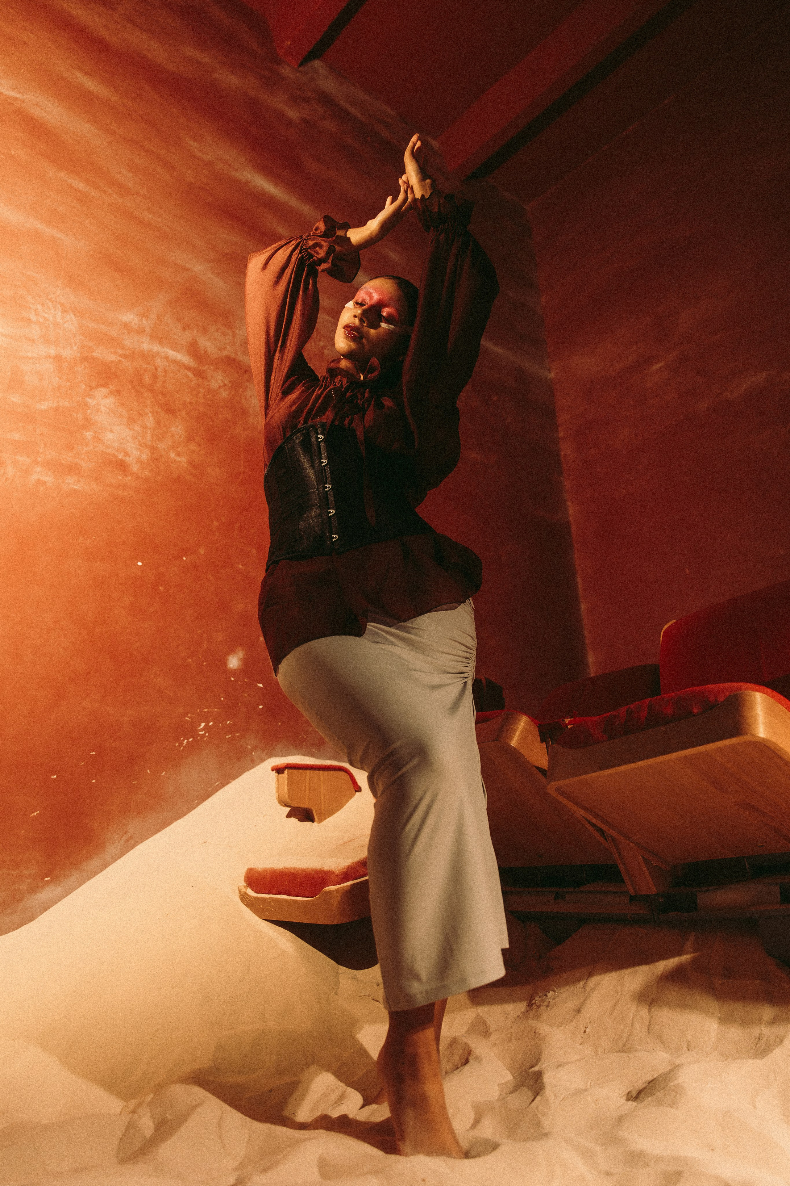 Floral étude. Rosebud. core production