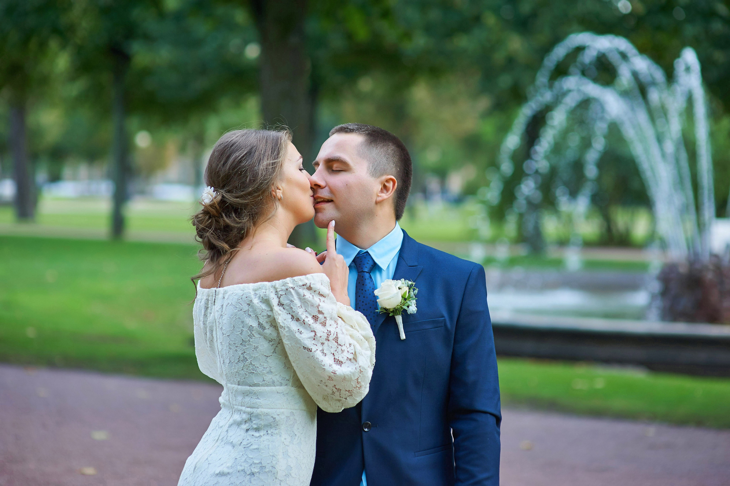 Свадебная фотосессия в студии. Портретный, семейный и свадебный фотограф в Санкт-Петербурге и в Пушкине Ширяев Денис