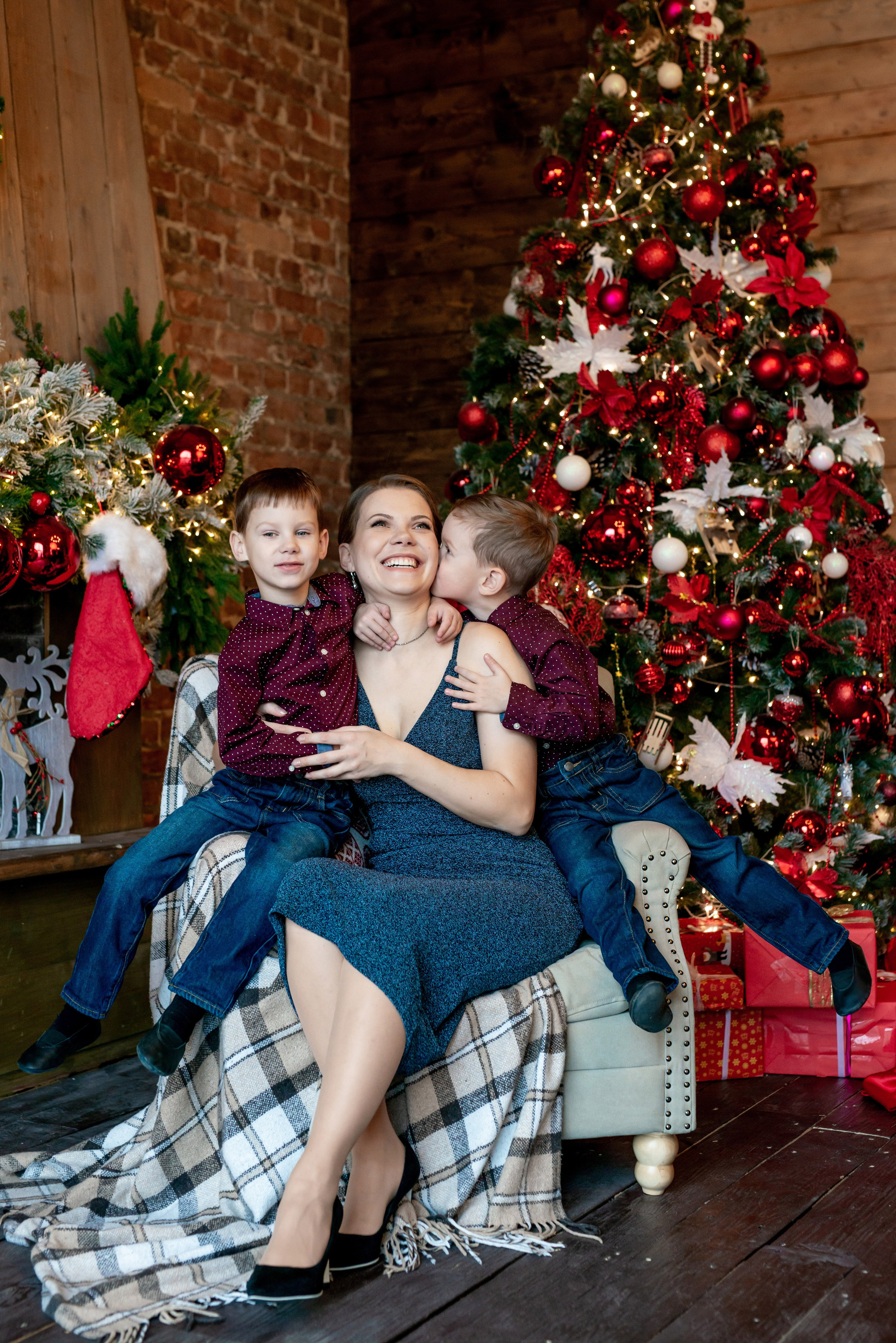 Новогодняя классика. Портретный, семейный и свадебный фотограф в Санкт-Петербурге и в Пушкине Ширяев Денис