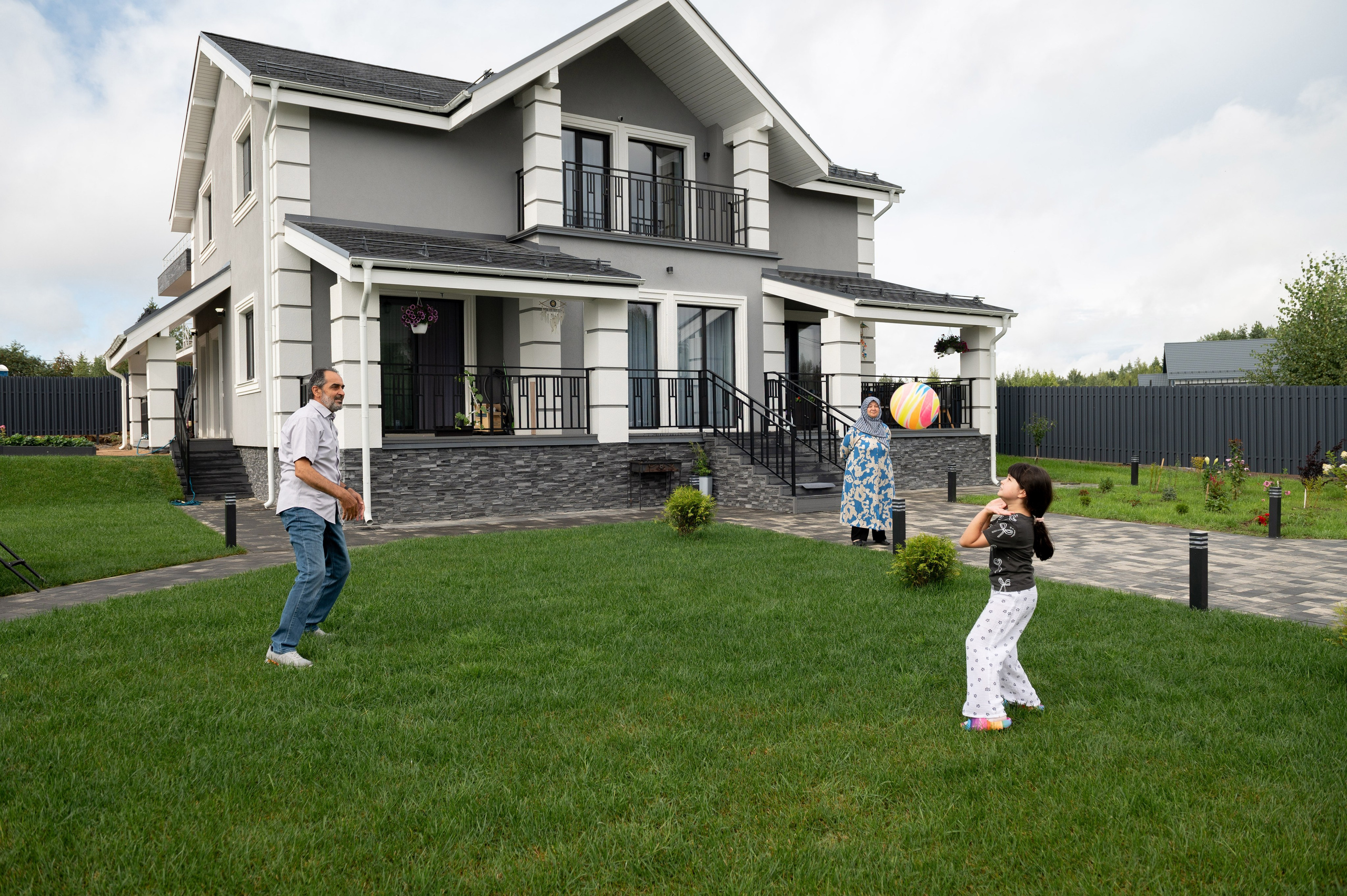 Семейная фотосессия в коттедже. Портретный, семейный и свадебный фотограф в Санкт-Петербурге и в Пушкине Ширяев Денис