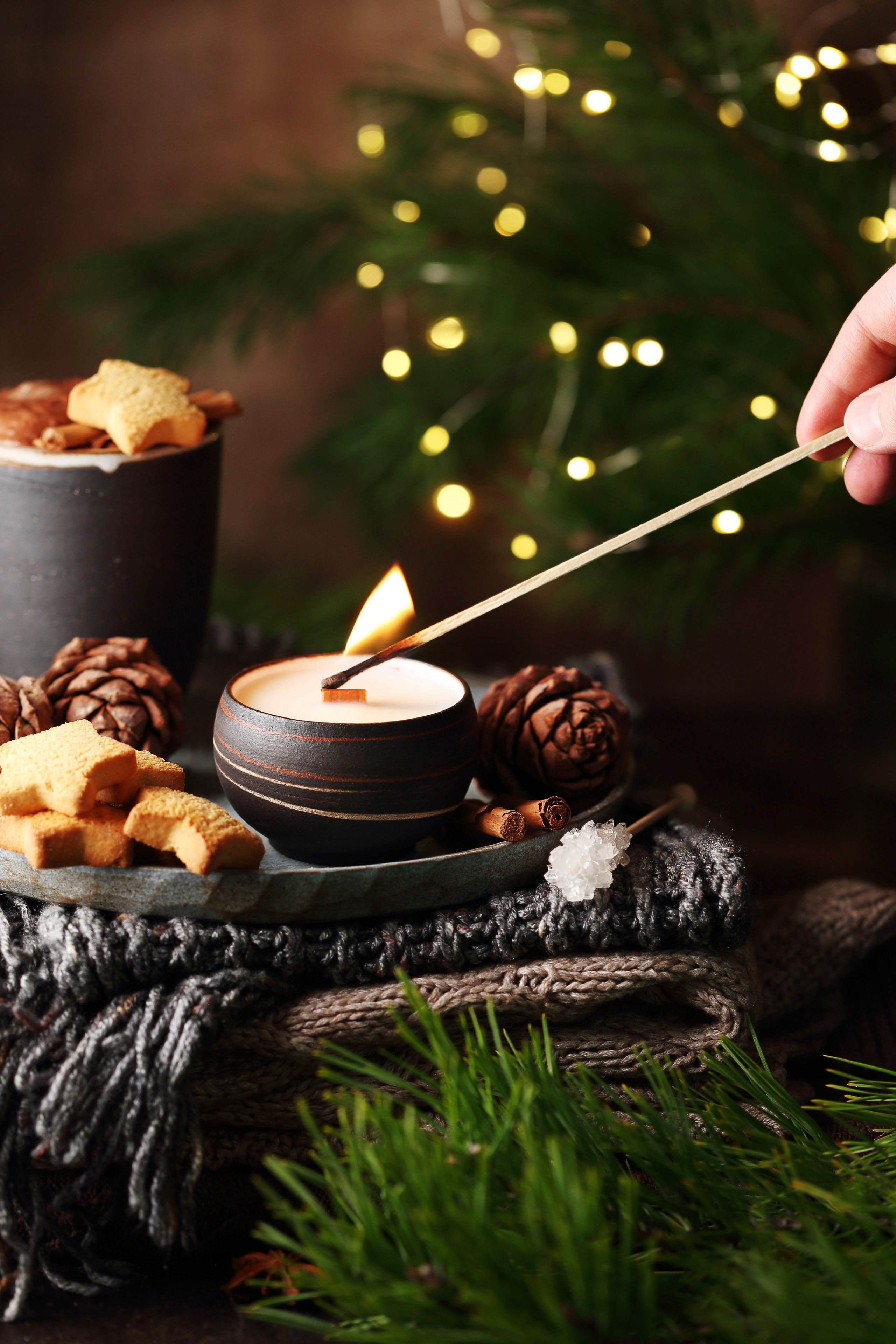 Свечи. Фуд-фотограф Оксана Голева