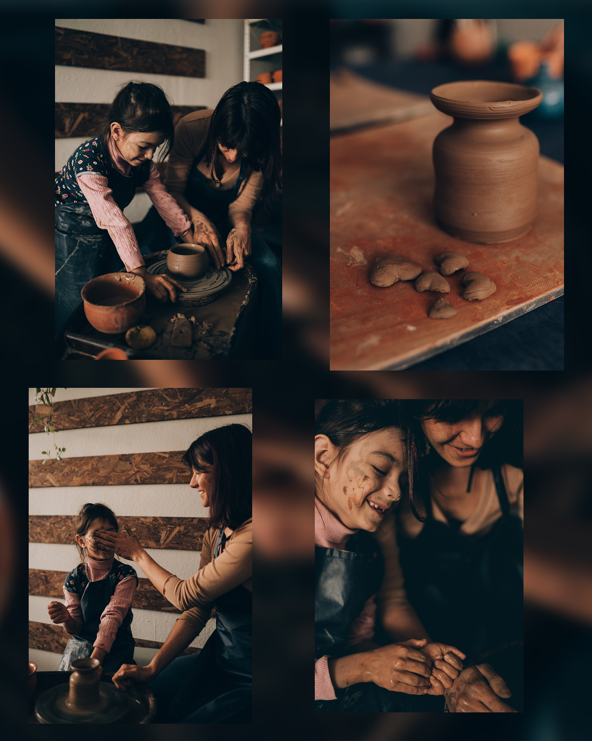 Соня и Кира в мастерской. Фотограф Владимир Орлов