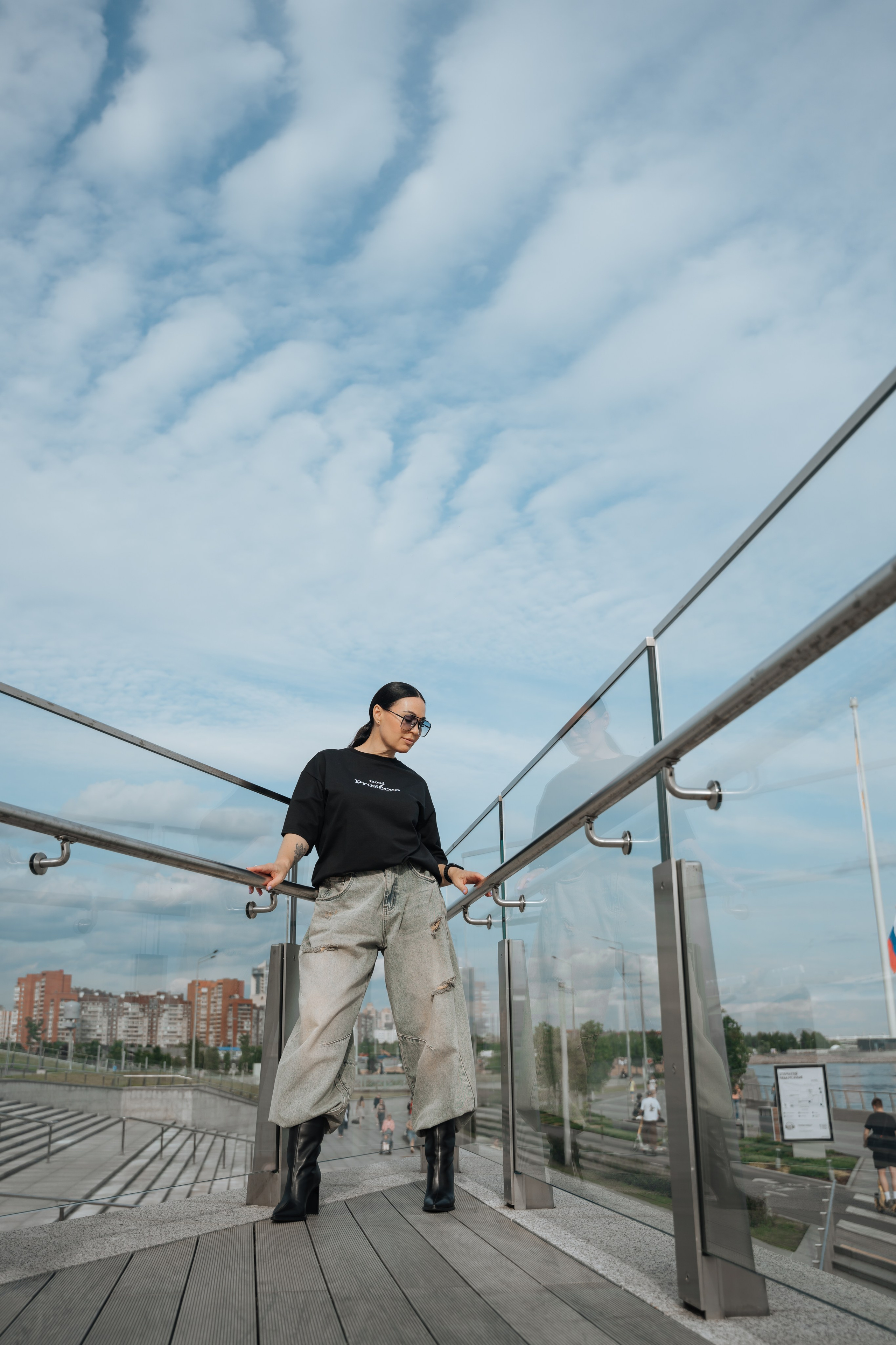 Елена. Лахта центр. Портретный фотограф в Санкт-Петербурге Дмитриева Наталия