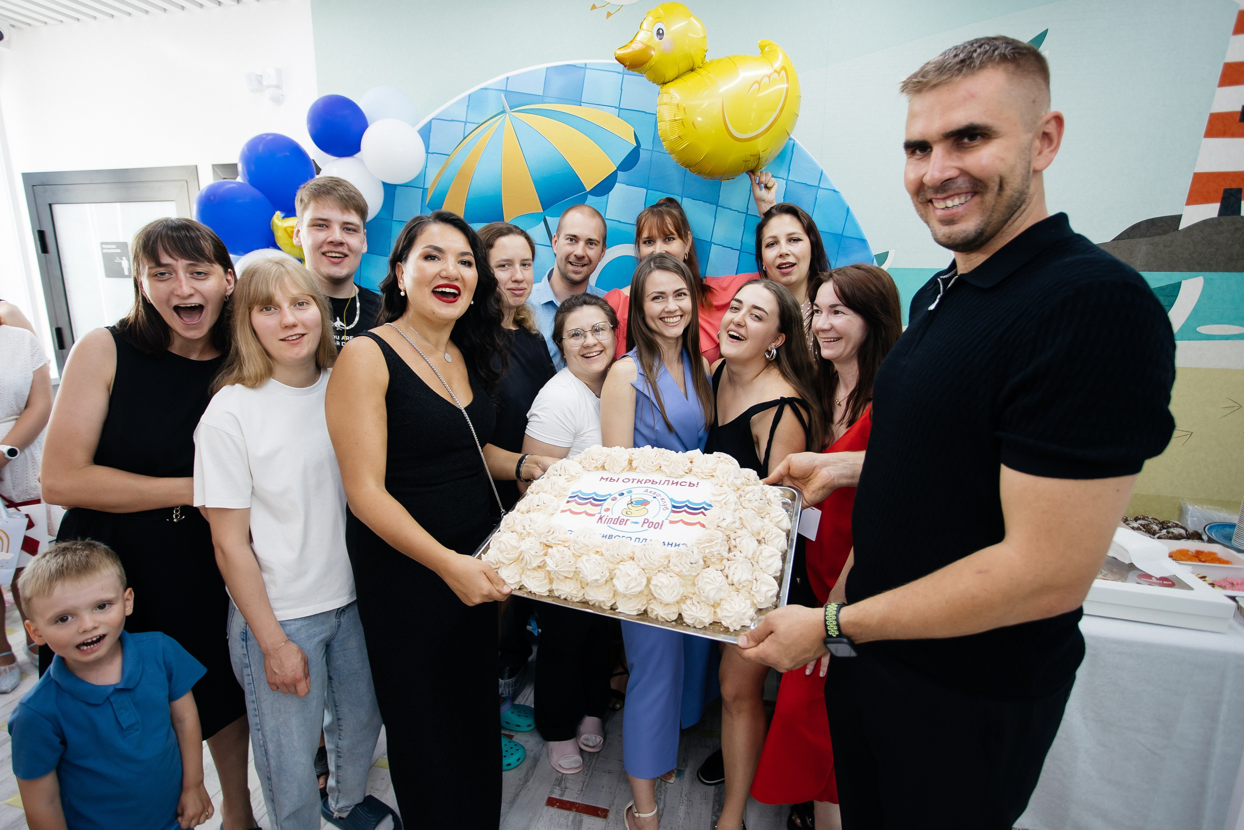 Открытие бассейна. Фотограф в Иркутске