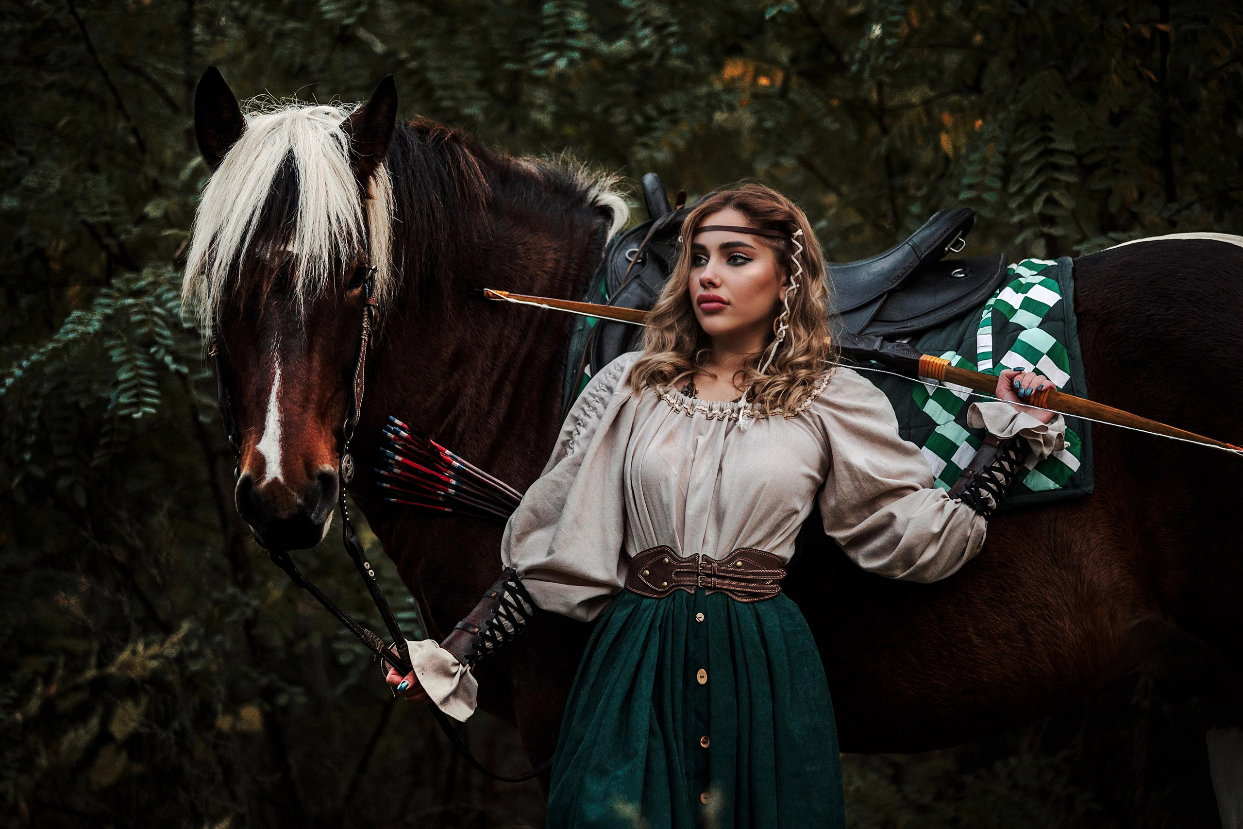 Лучница. Конный и театральный фотограф Анапа
