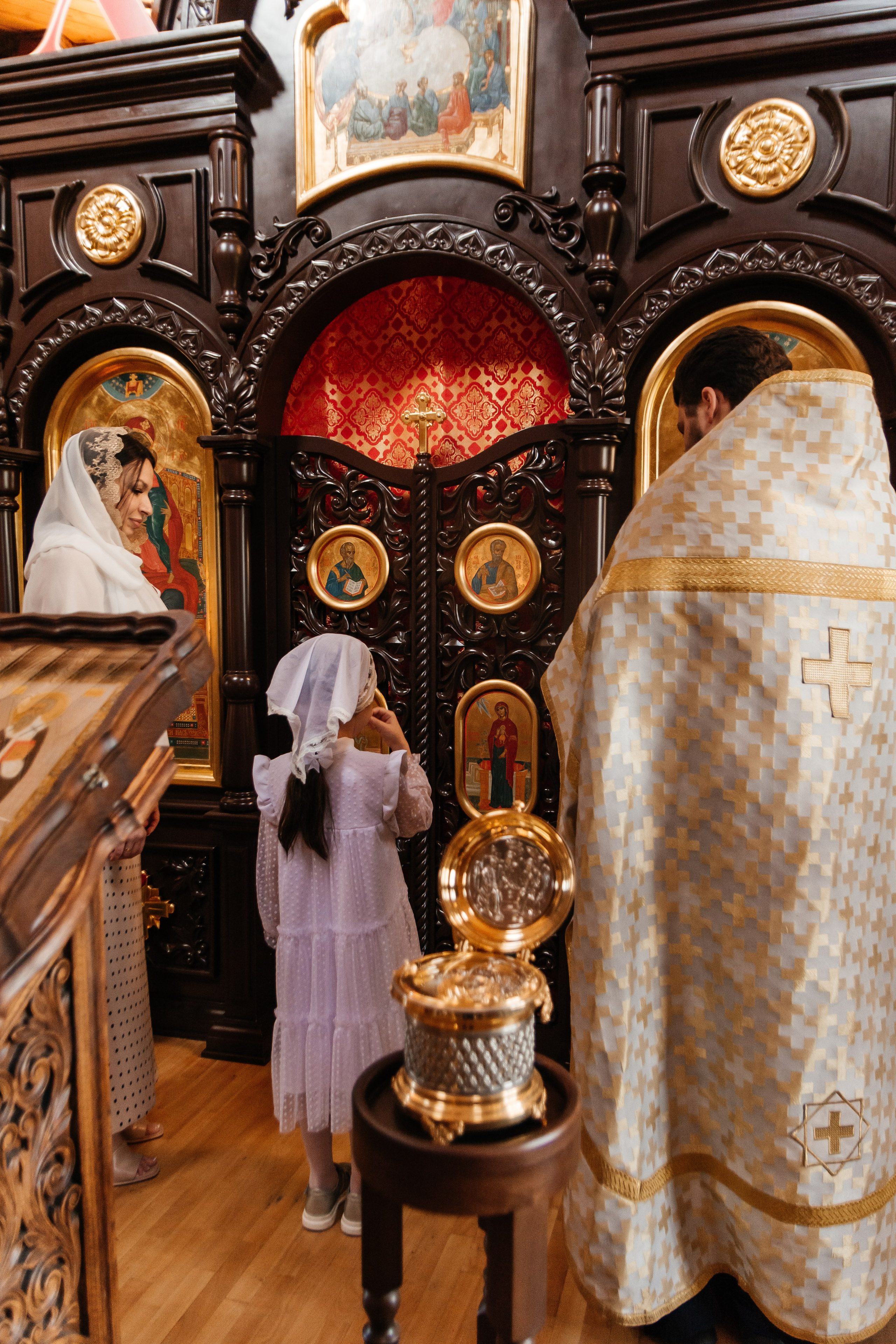 Фотосессия крещения Елизаветы. Семейный и детский фотограф Кущ Наташа