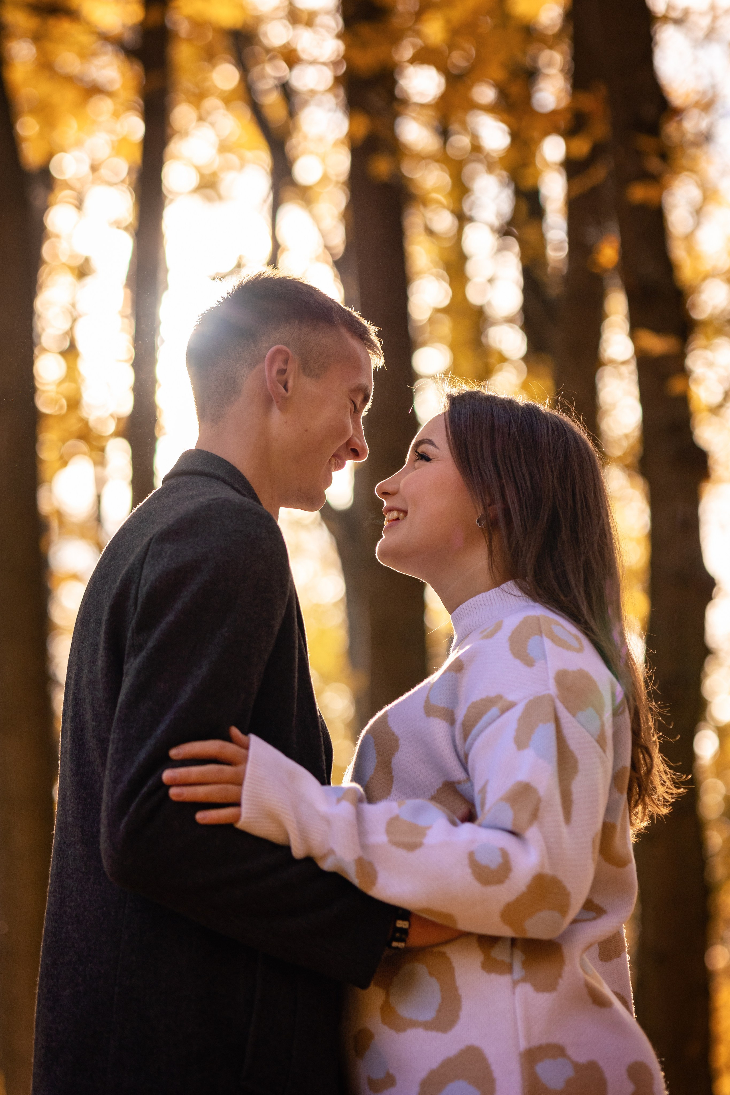 Осенняя фотосессия «История любви» в парке Быково