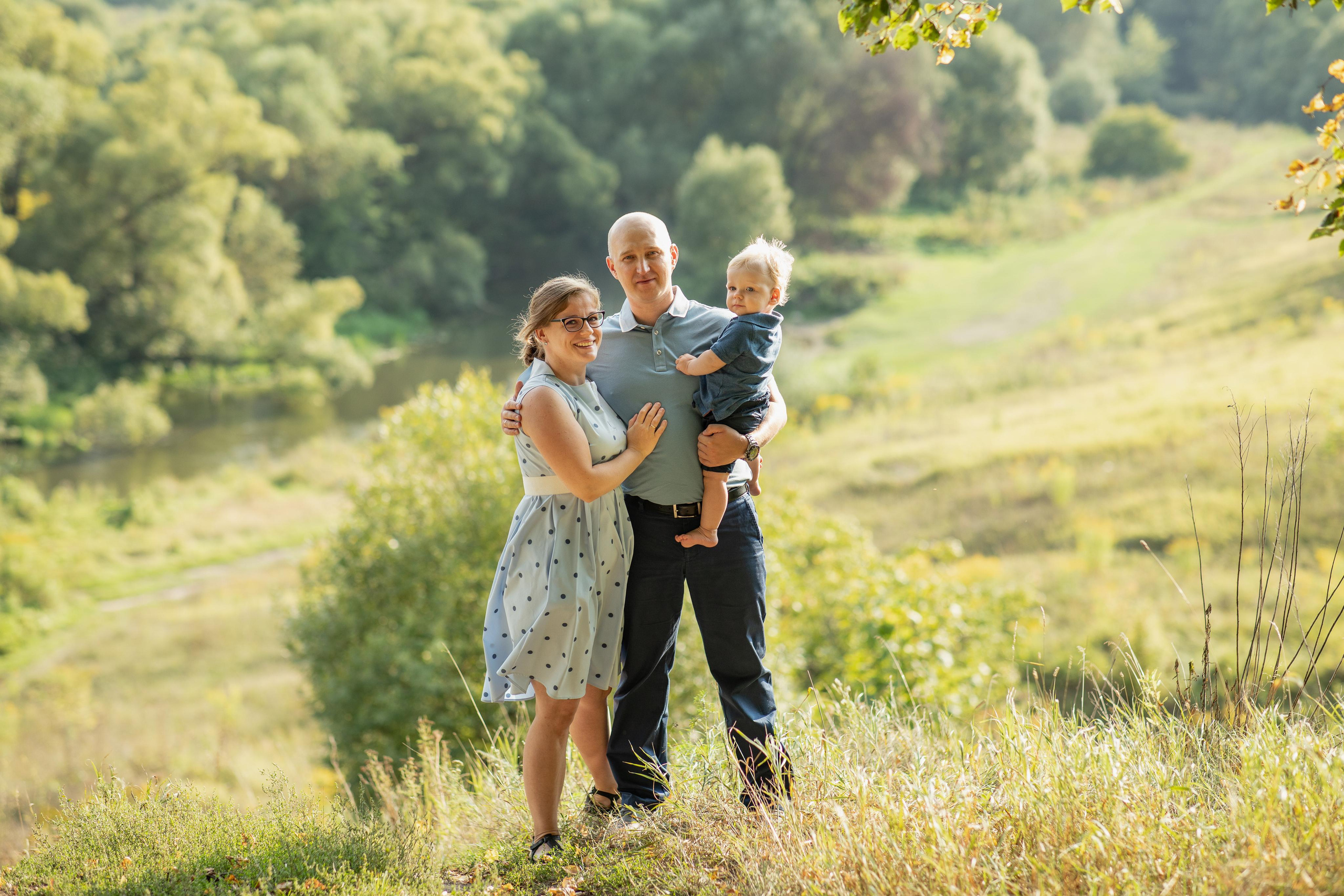Фотосессия для Сергея, Натальи и маленького Ванюши. Женский семейный фотограф Тула Москва Захарова Анна