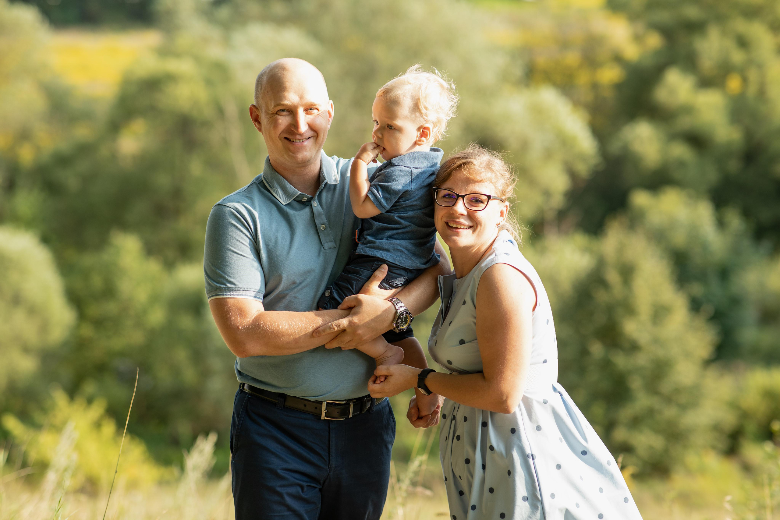 Фотосессия для Сергея, Натальи и маленького Ванюши. Женский семейный фотограф Тула Москва Захарова Анна