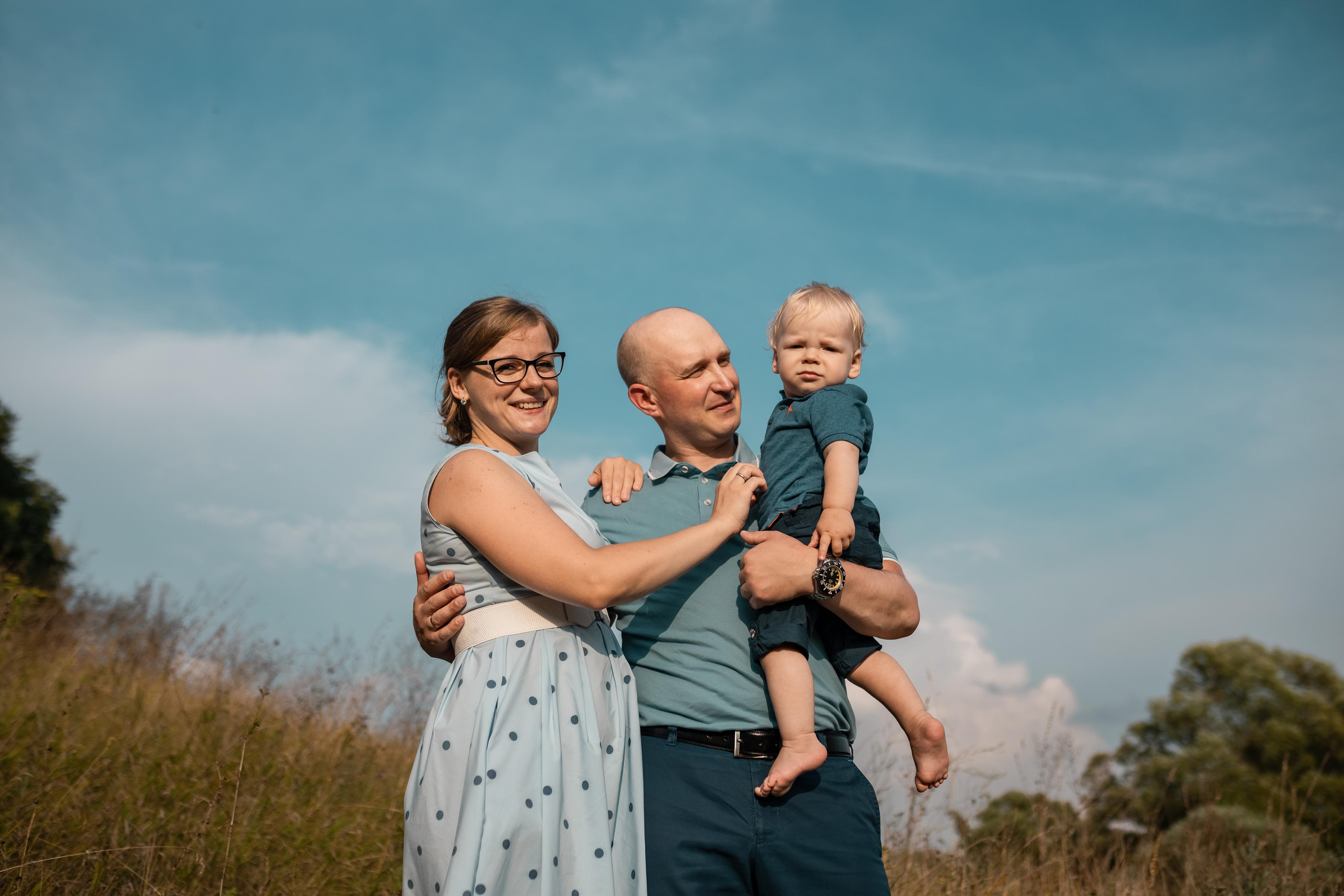 Фотосессия для Сергея, Натальи и маленького Ванюши. Женский семейный фотограф Тула Москва Захарова Анна