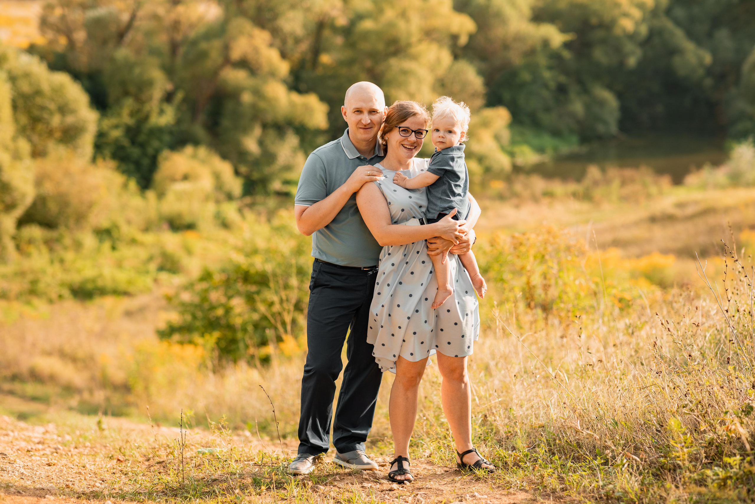 Фотосессия для Сергея, Натальи и маленького Ванюши. Женский семейный фотограф Тула Москва Захарова Анна