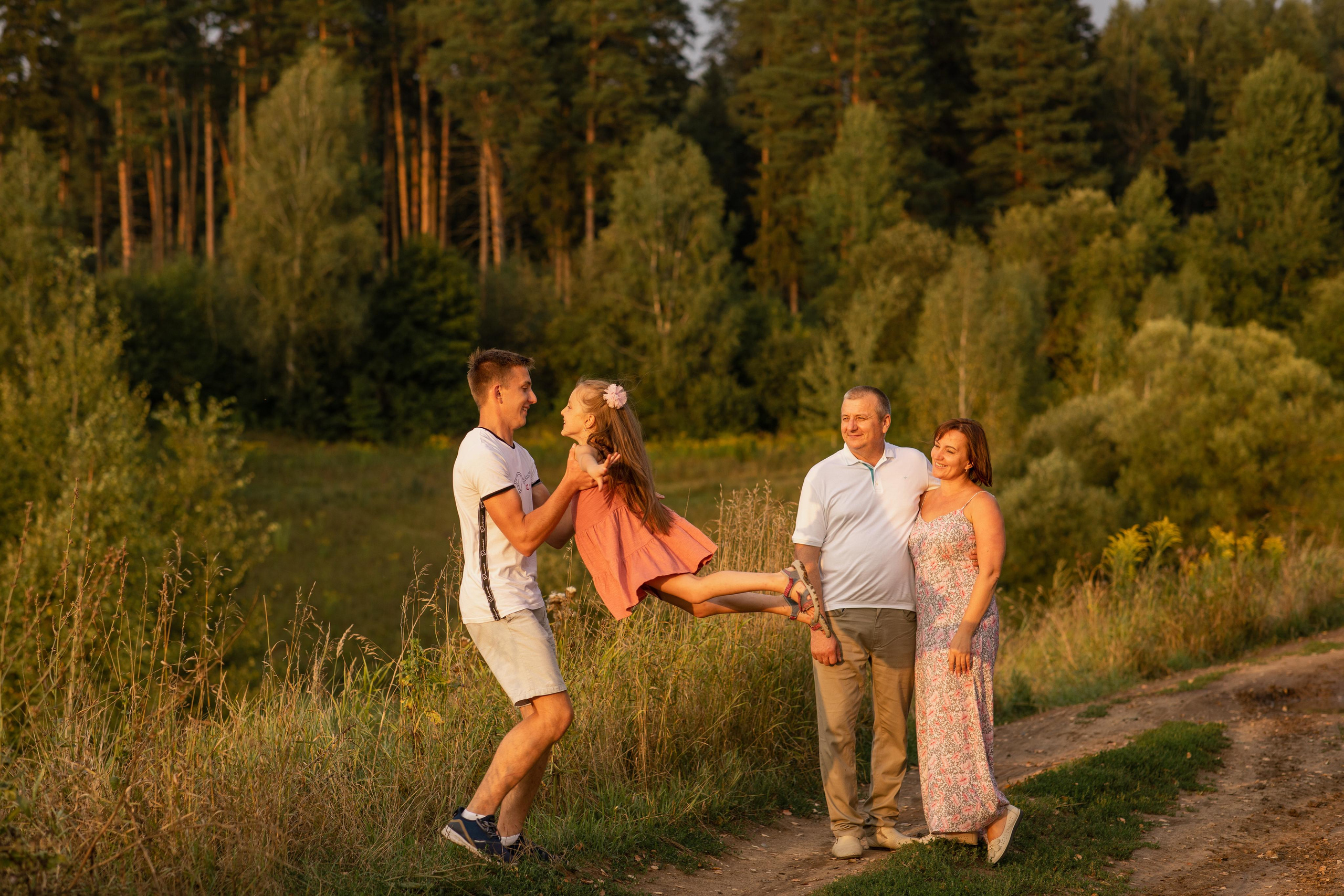 Фотосессия для семьи Сергея и Натальи. Женский семейный фотограф Тула Москва Захарова Анна