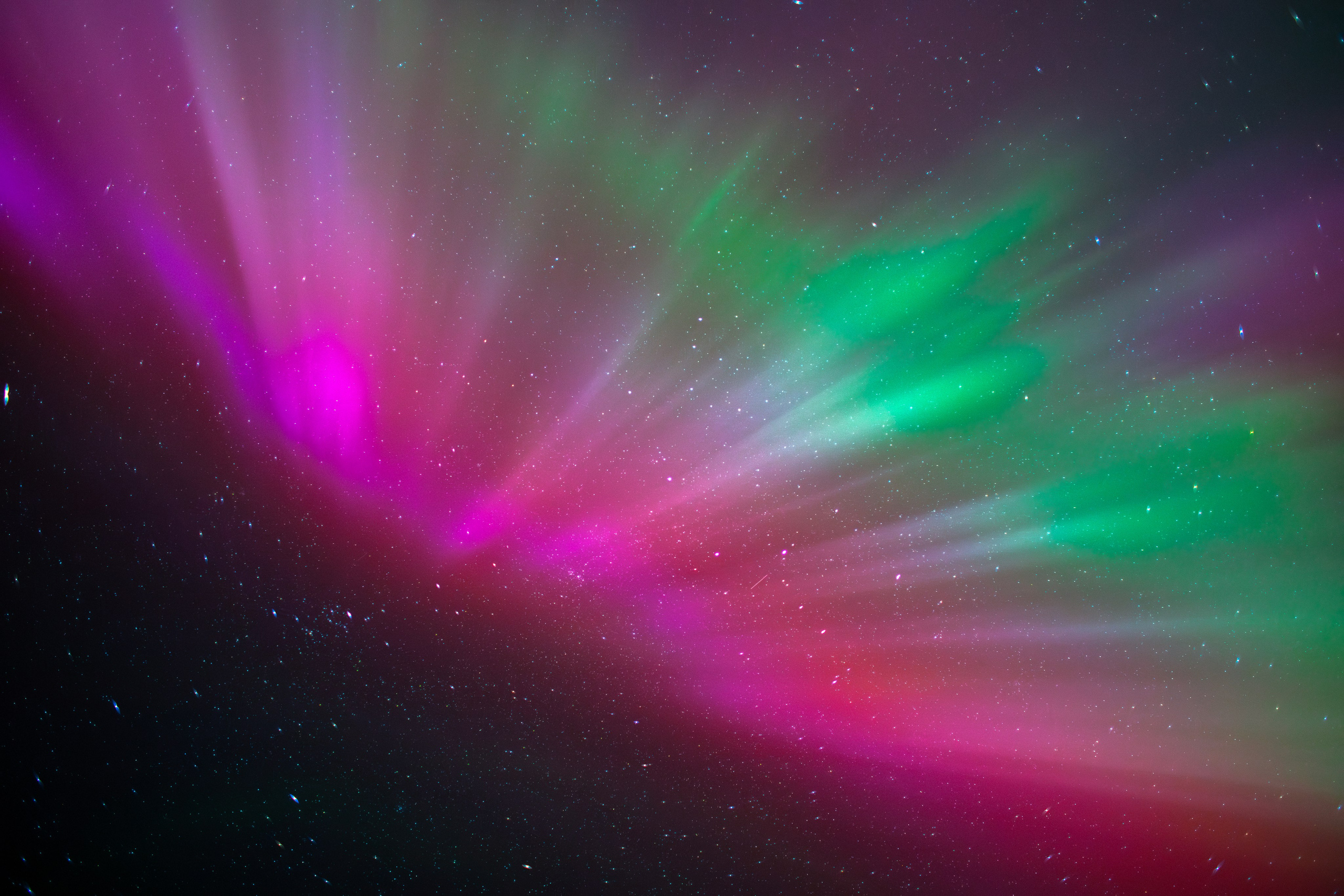 Северное сияние. Фотограф Татьяна Борисова