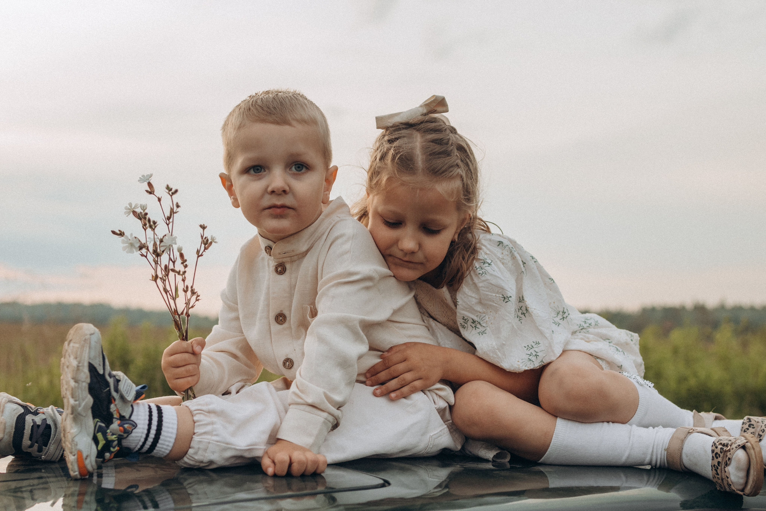 Гитара и закат. Семейный и женский фотограф в Москве Коновалова Олеся