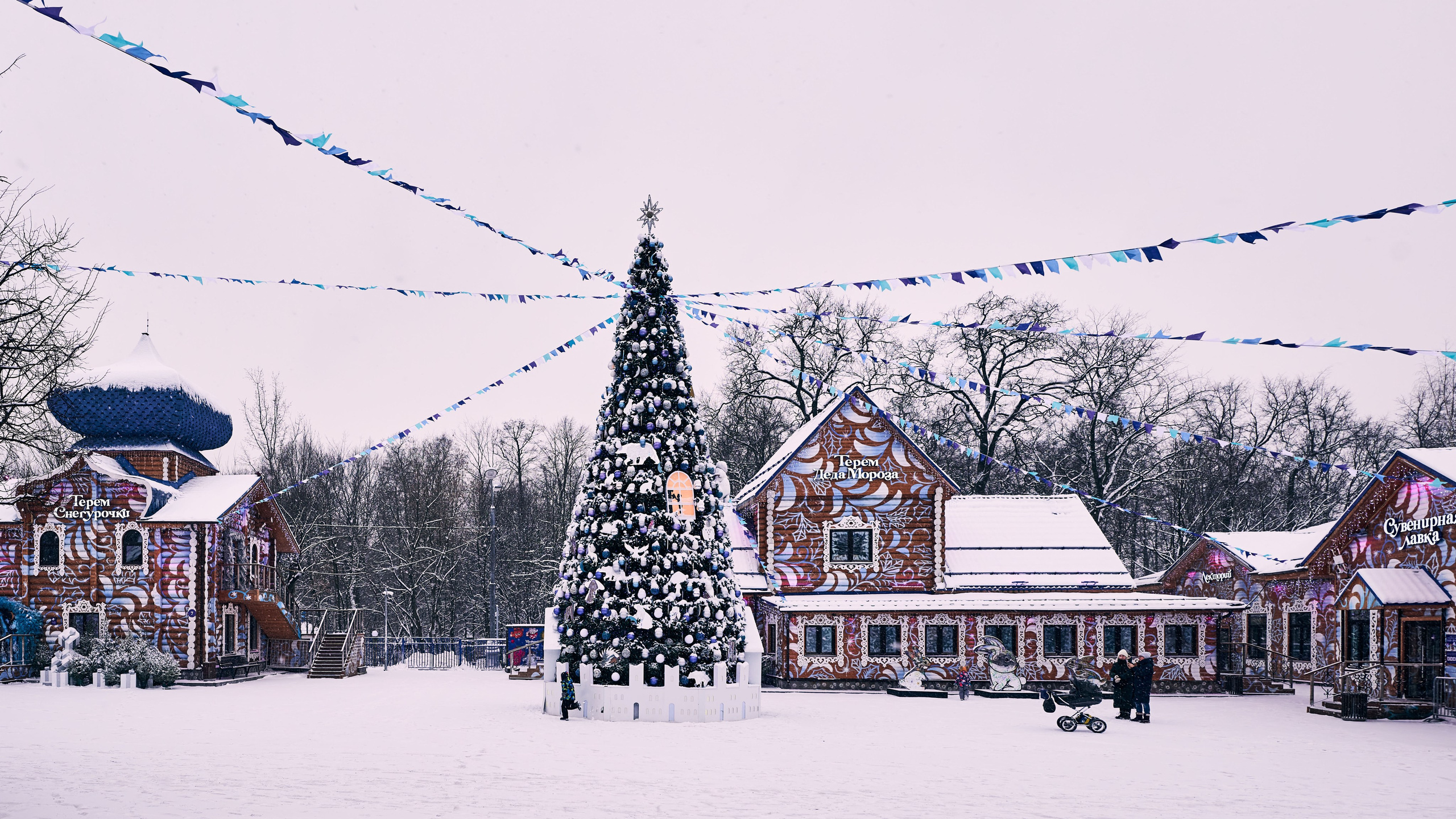 Терема Усадьбы Деда Мороза днём. Никита Хохловский фото и видео продакшн
