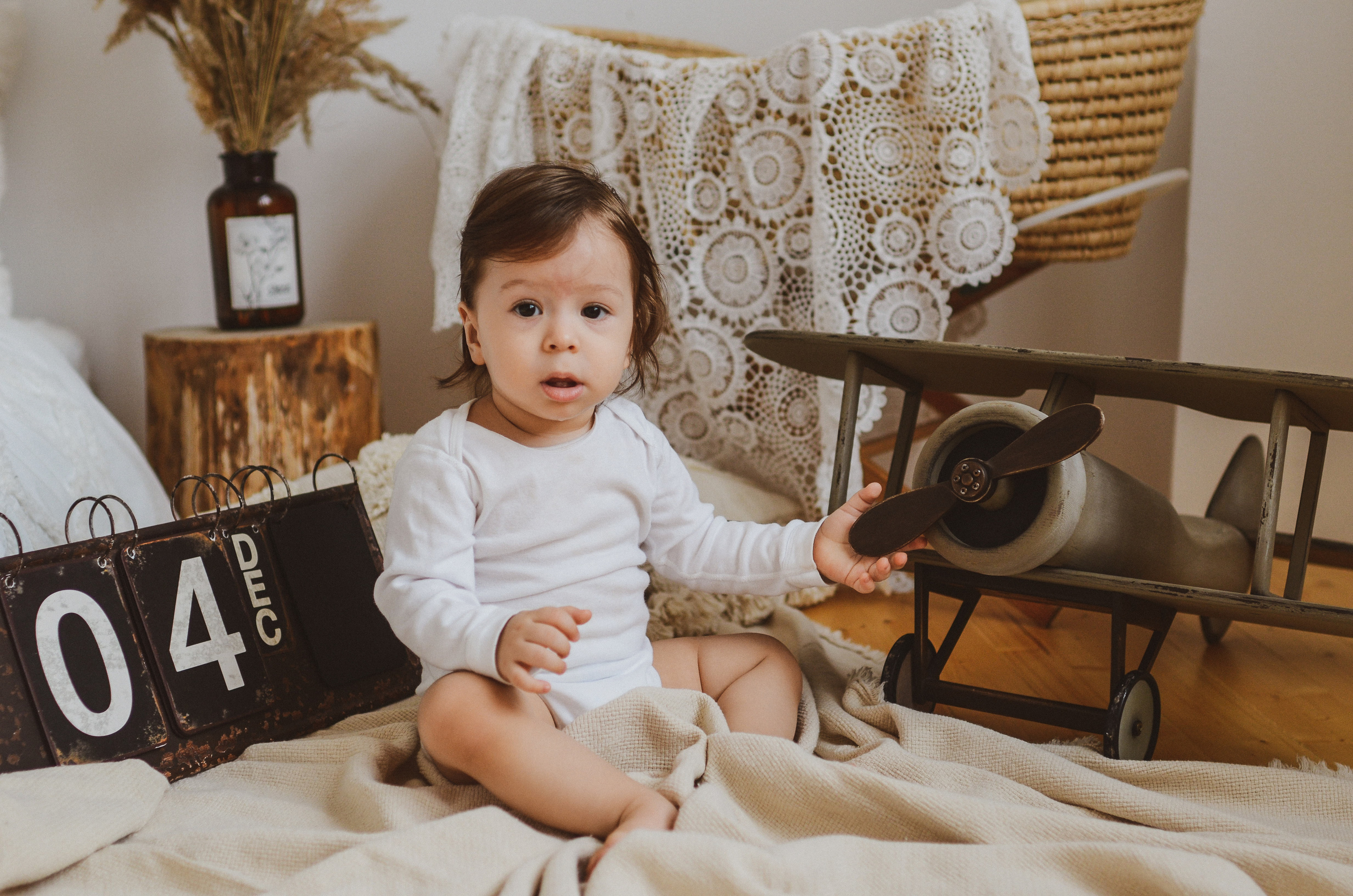 Адам 1 год. Портретный фотограф Алёна Счетчикова