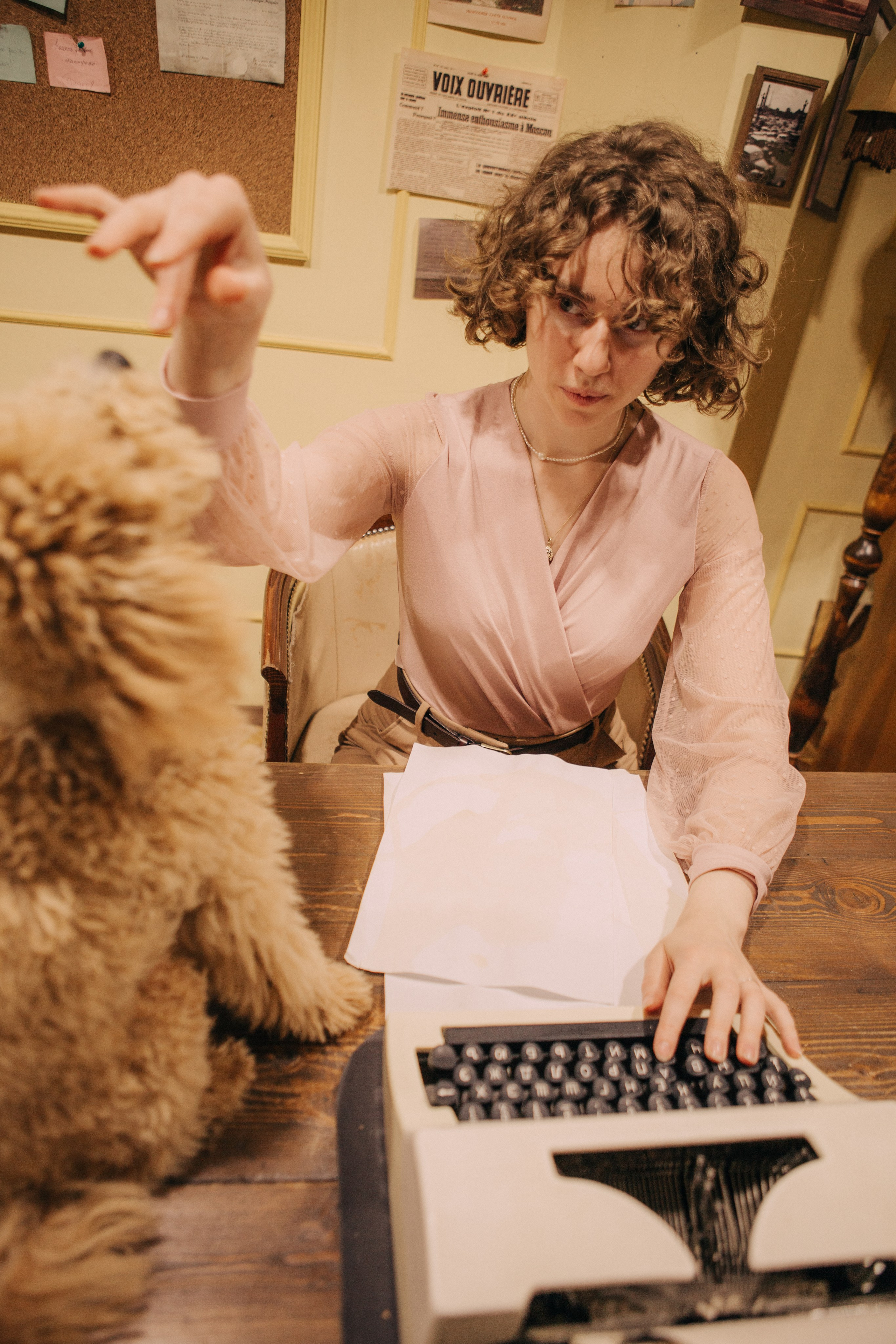 A cinematic daydream in the spirit of Wes Anderson’s style. Portrait, family and pet photographer in Cyprus, Ksenia Bourdelle