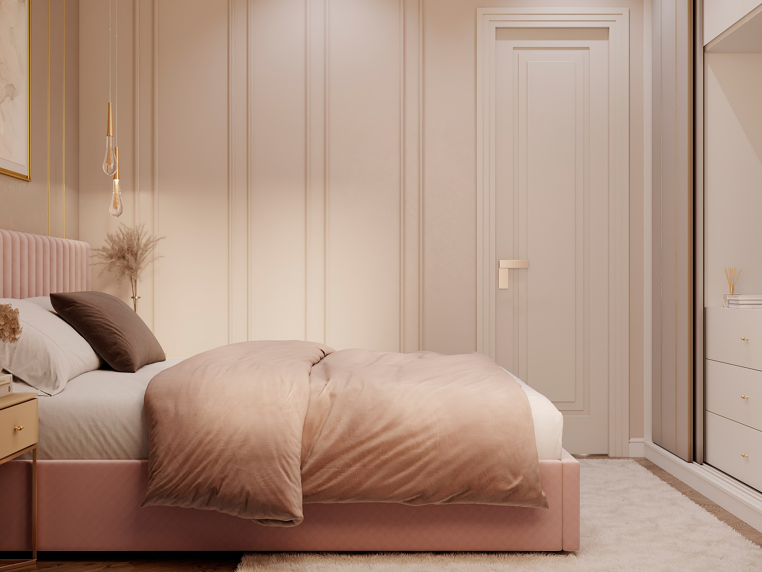 Квартира с фисташковой кухней для молодой девушки г. Москва. Батракова Наталья дизайнер интерьеров Санкт-Петербург Москва Архангель