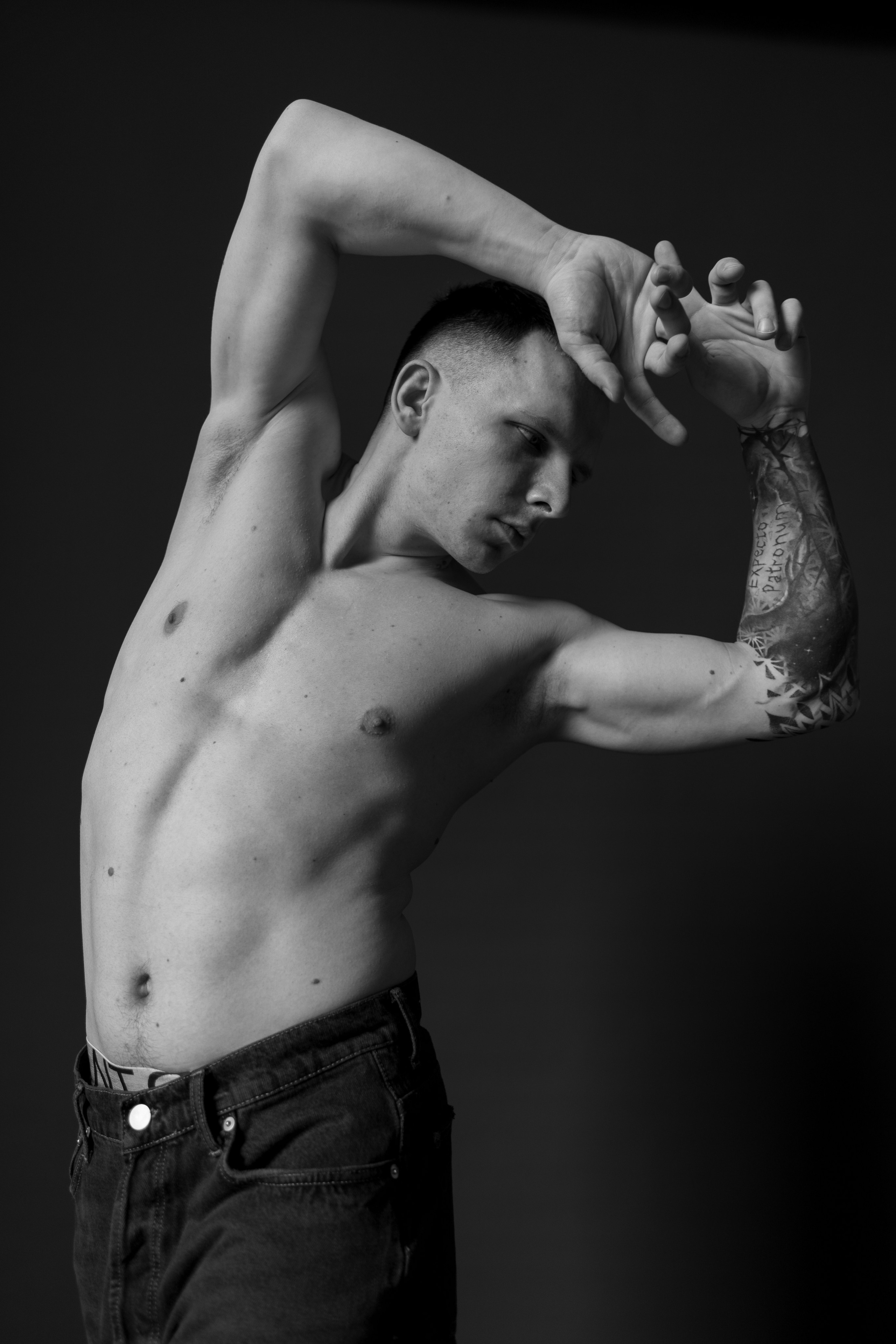 Мужская съёмка в студии. Фотограф Елизавета Потешкина