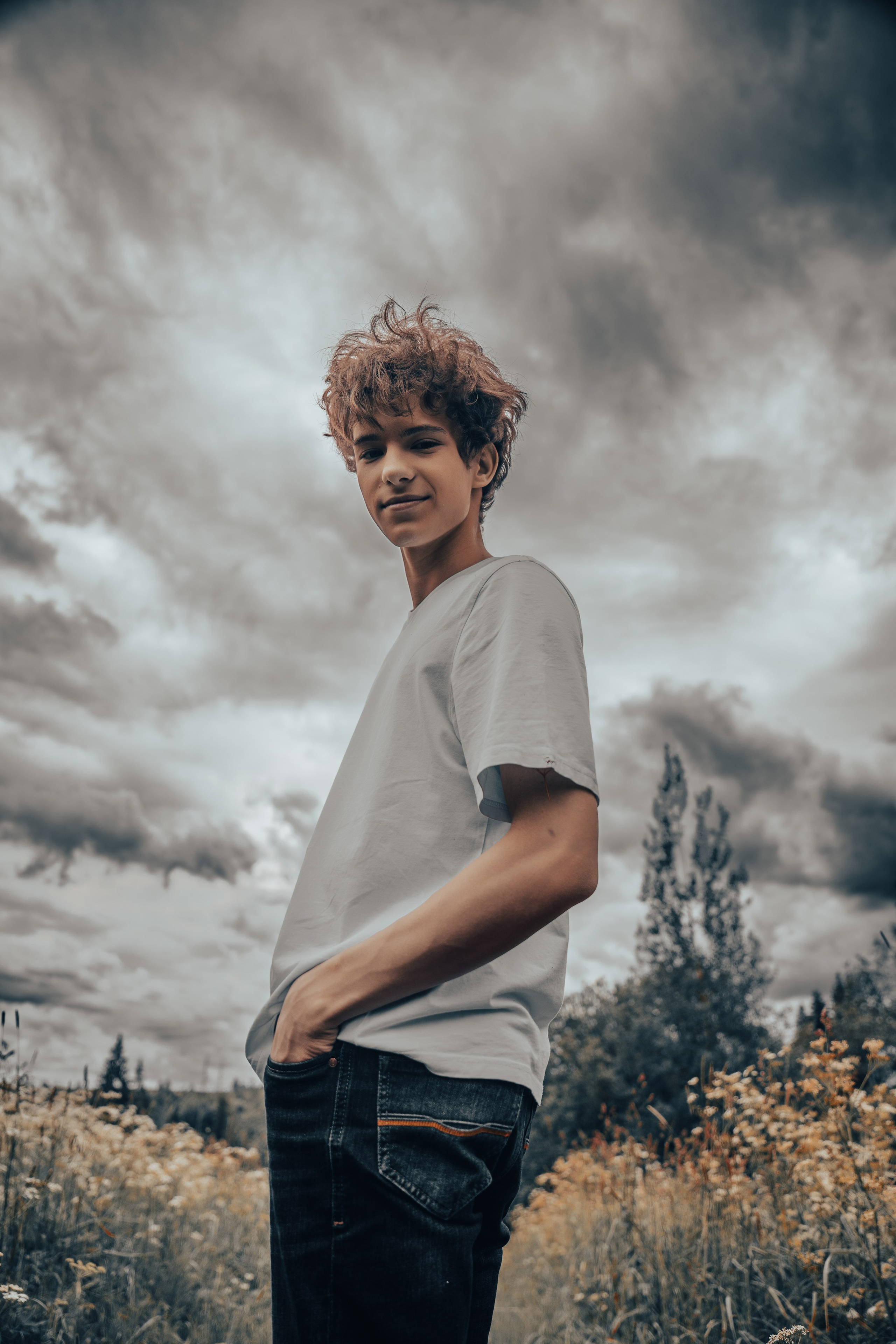 Фотосессия в поле. ТриМедиа Продакшн