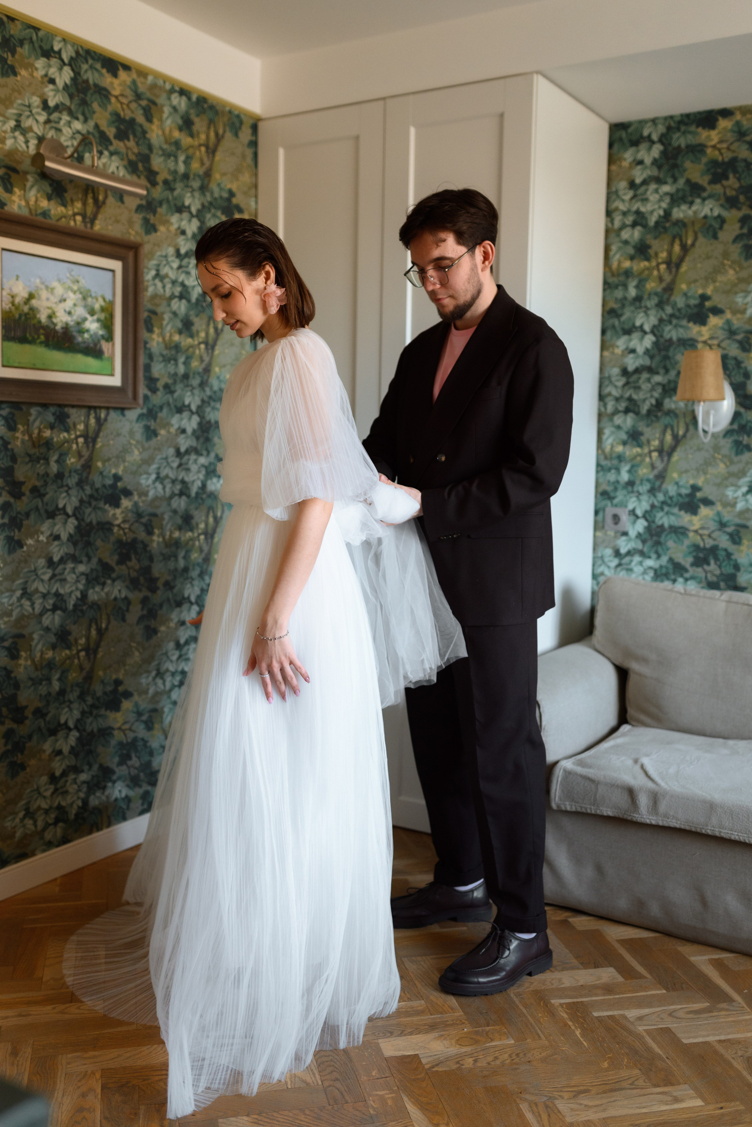 Сборы Вероники и Фаиля. Свадебный фотограф Анастасия Бударина