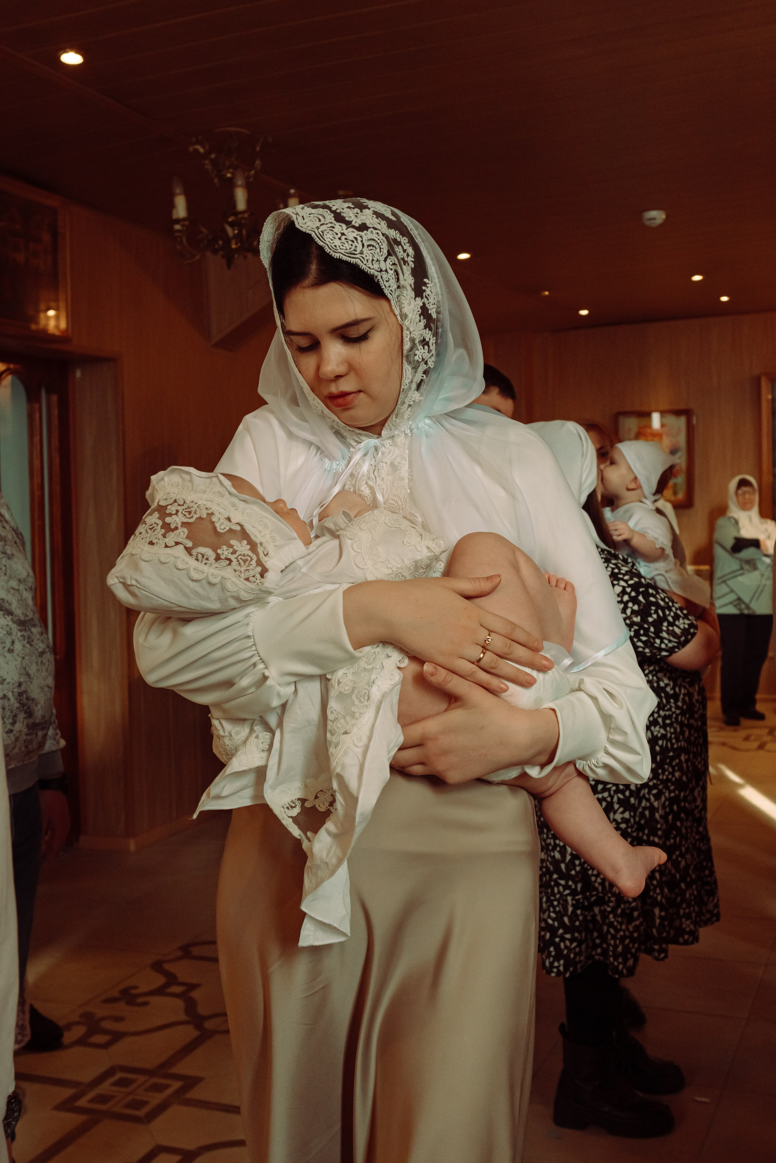 Крещение Амелии. Фотограф новорожденных в Норильске Виктория Шагалиева