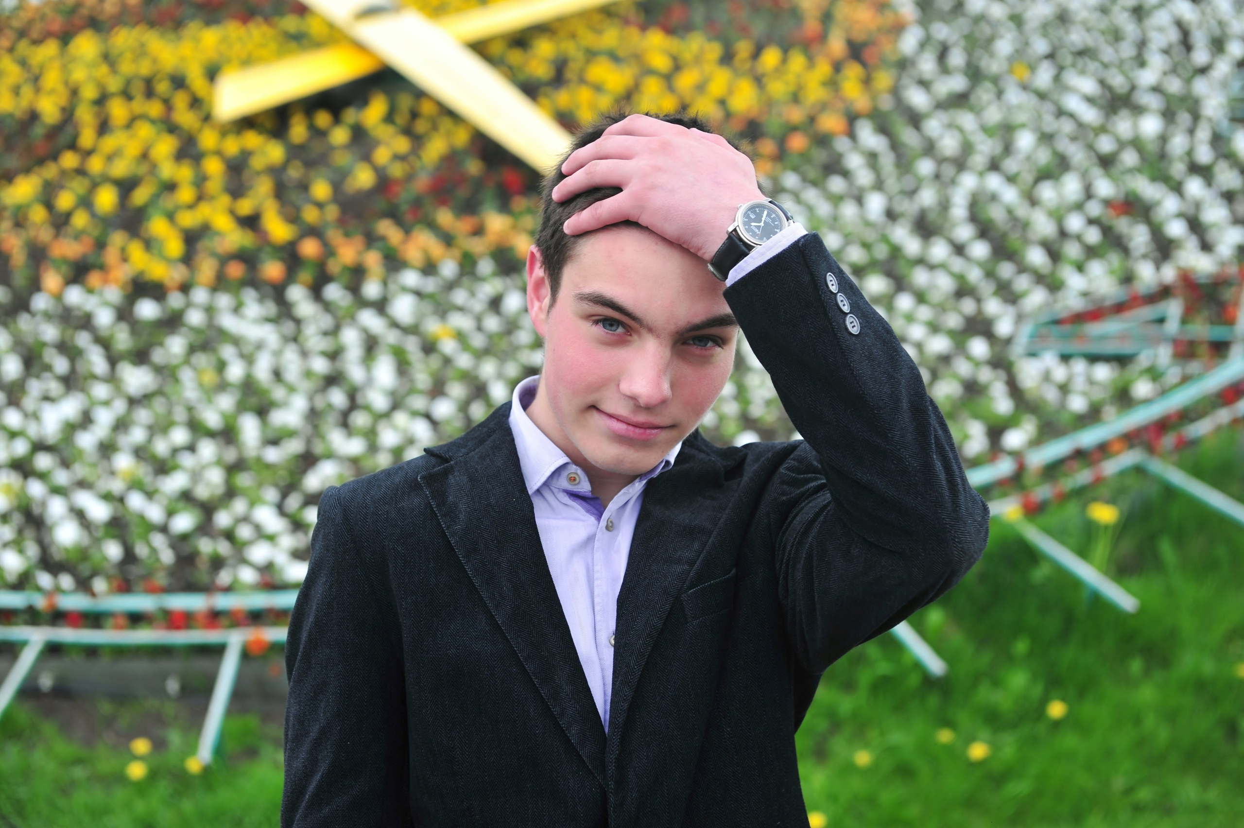 Последний Звонок на Поклонной Горе (уличная фотосессия 9-классников). Свадебный и семейный фотограф в Москве Ирина Гончарова