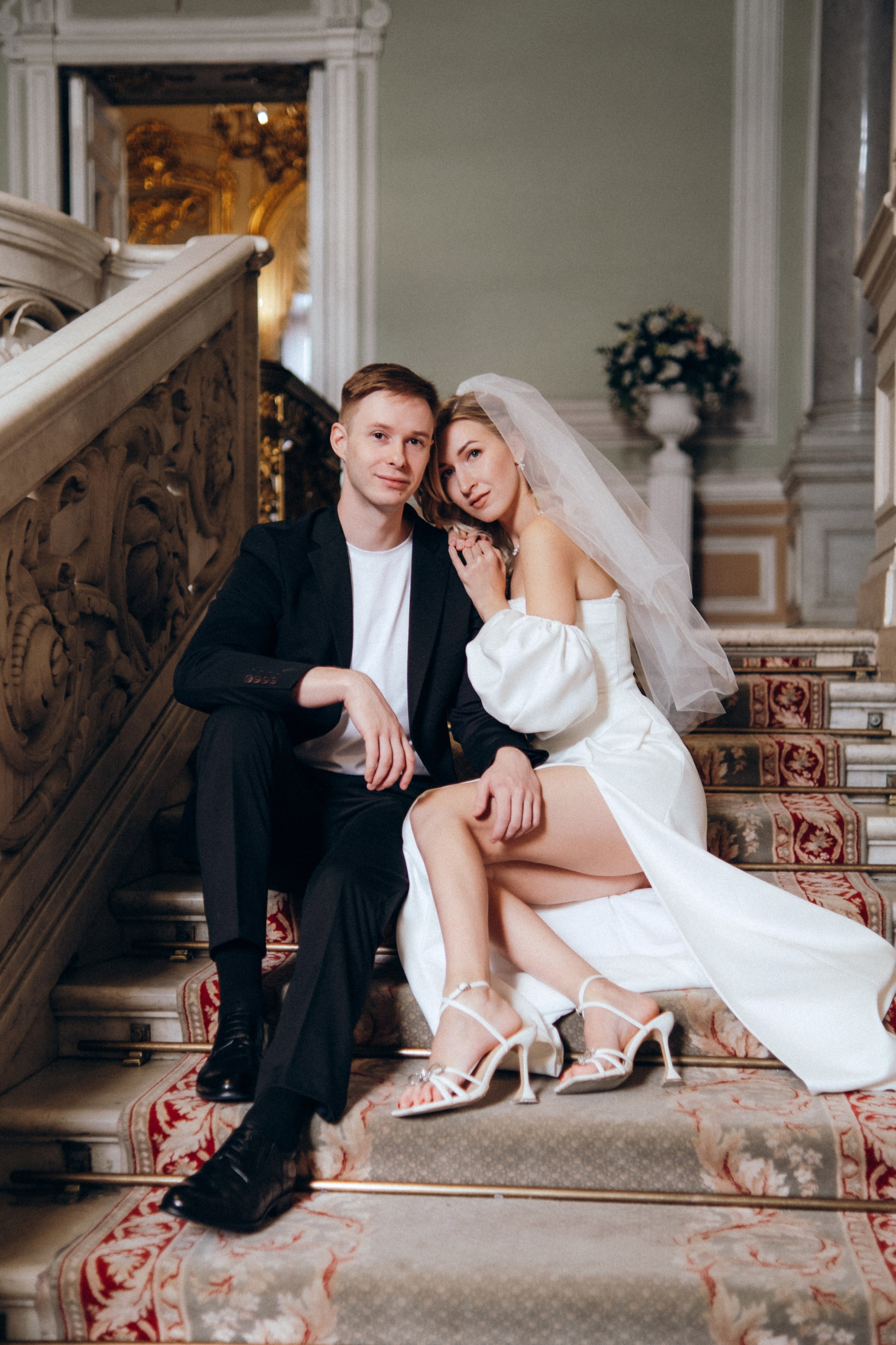 Дворец Бракосочетания № 1(дневная) +прогулка. Фотограф в Санкт-Петербурге Кристина Брянская