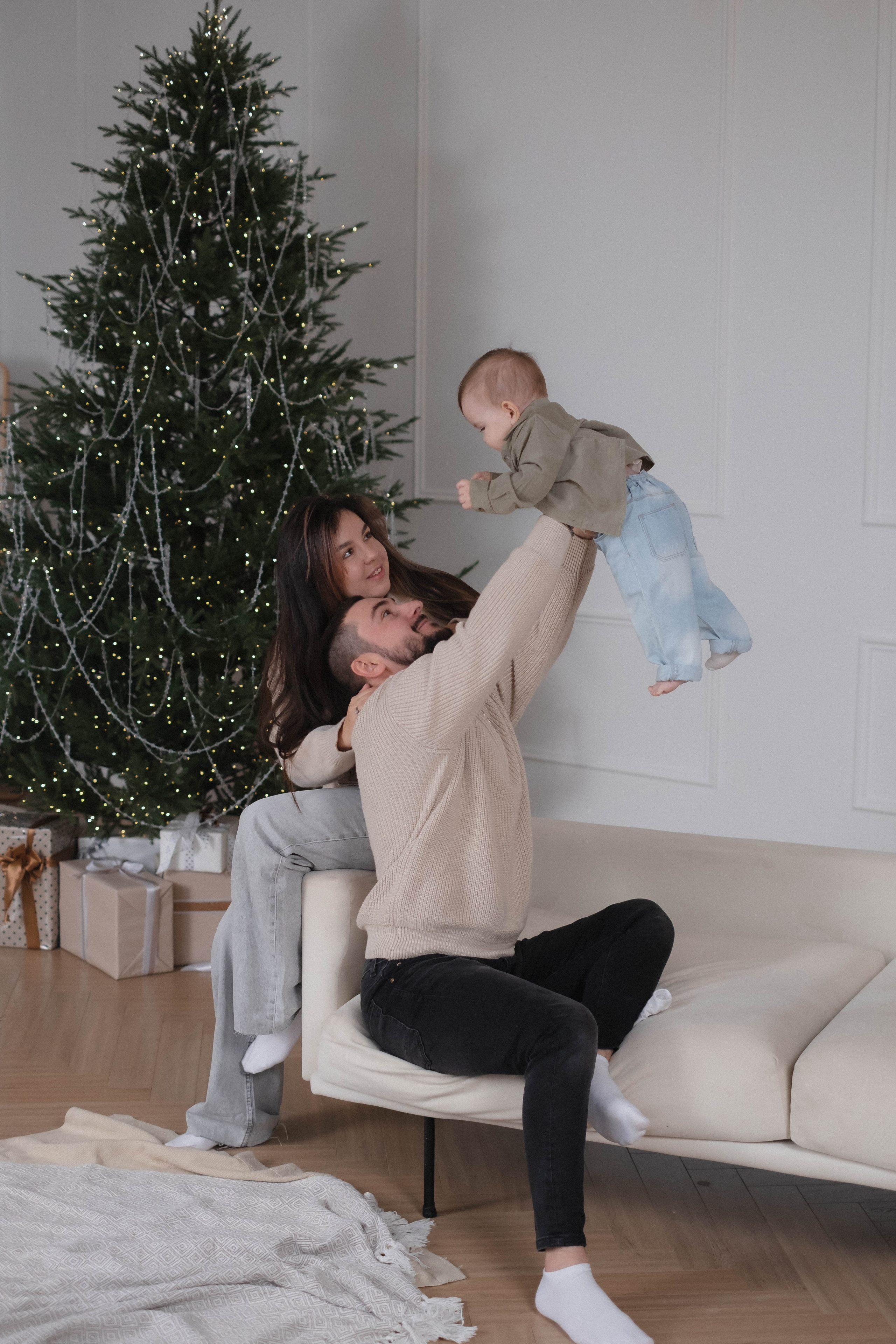 Лева + Леша + Александра новогодняя. Свадебный и семейный фотограф г. Волгоград Биленко Ангелина