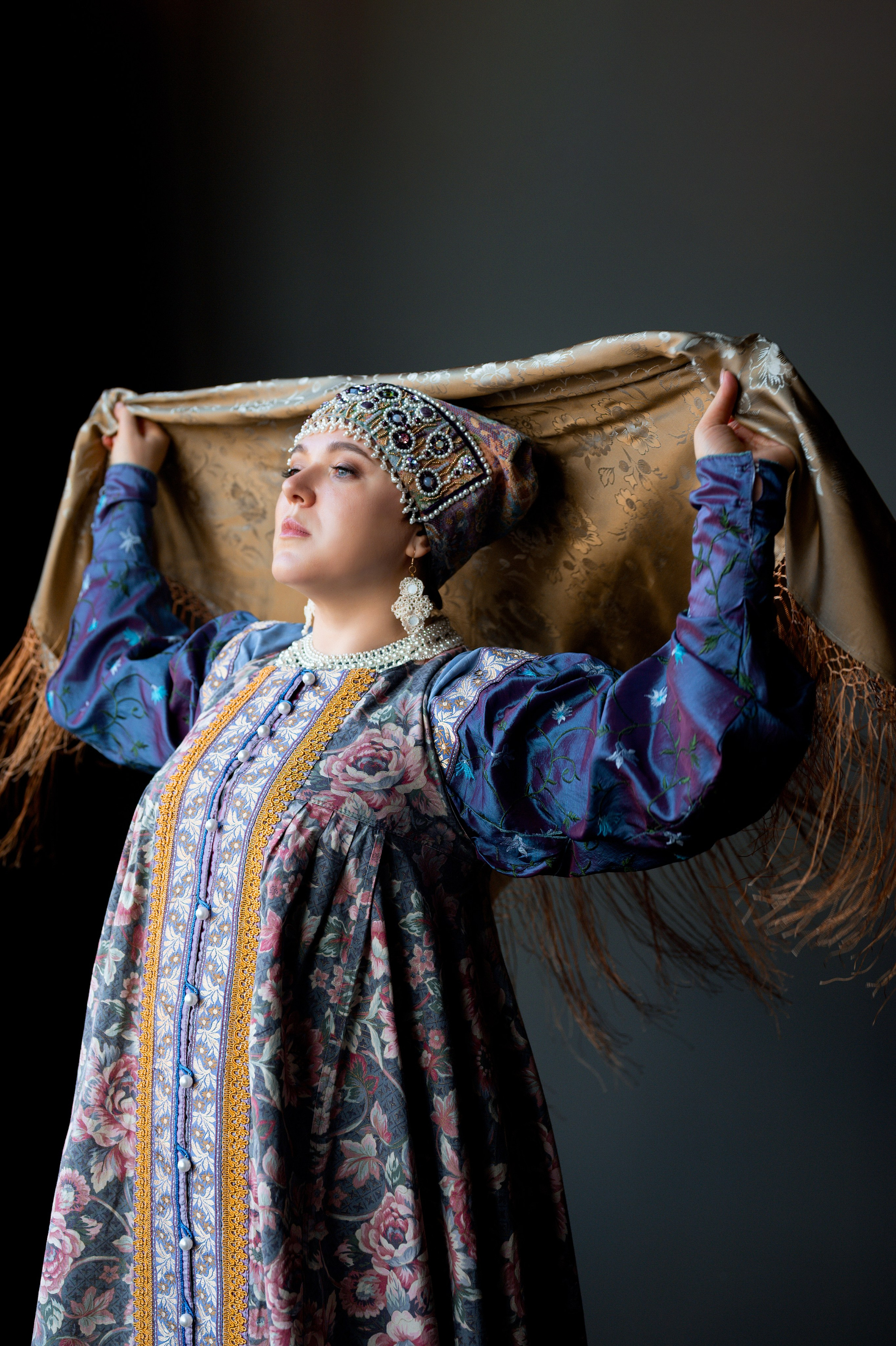 Фотосессия в русском народном костюме. Фотограф Юлия Кондратьева