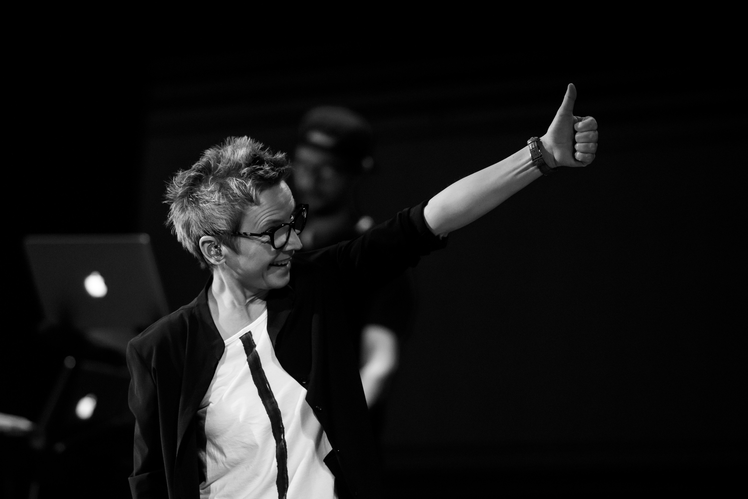 Концертное. ЧБ Фотограф Ольга Лесли