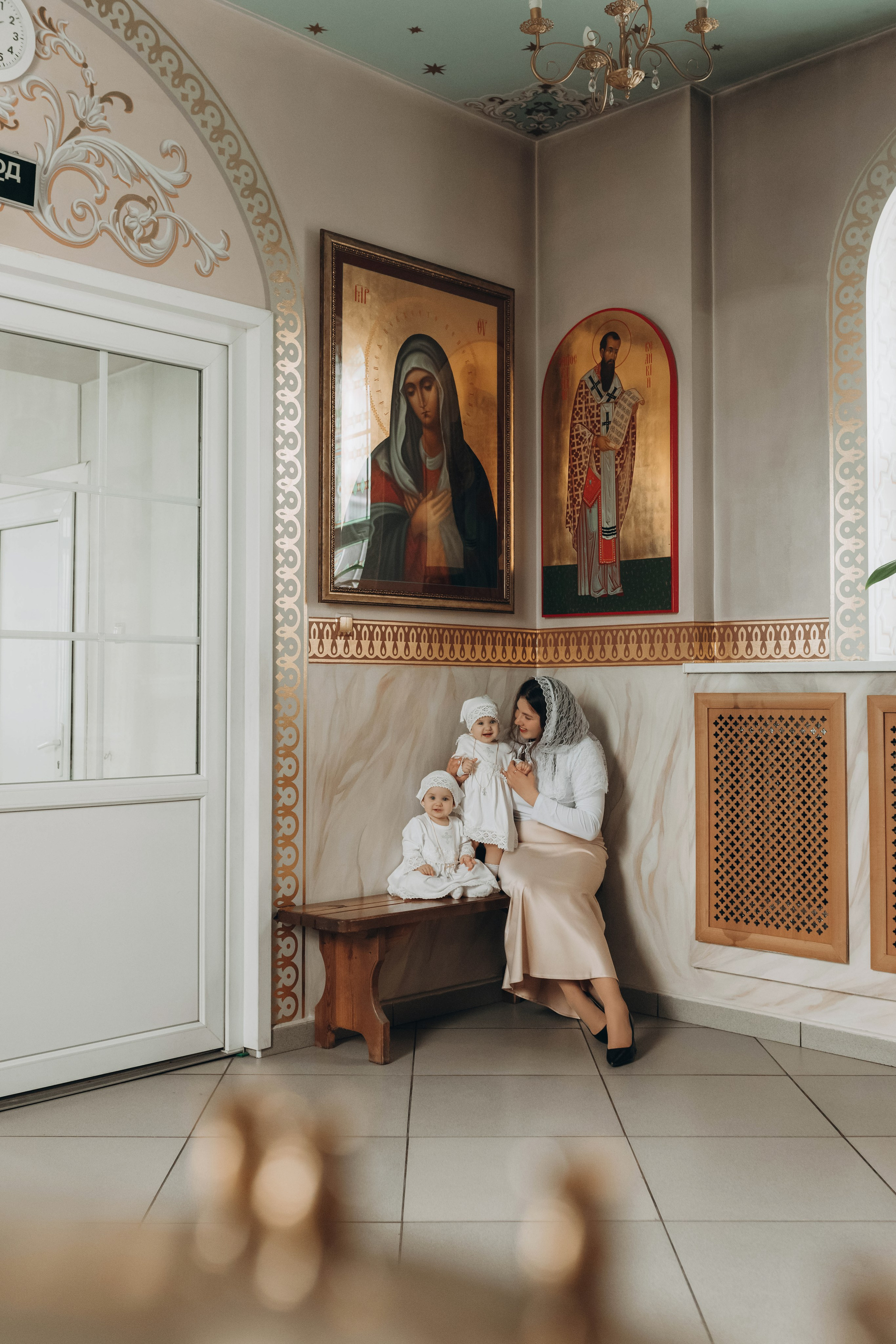 Таинство крещения Анюты и Есении. Фотограф в городе Сальск