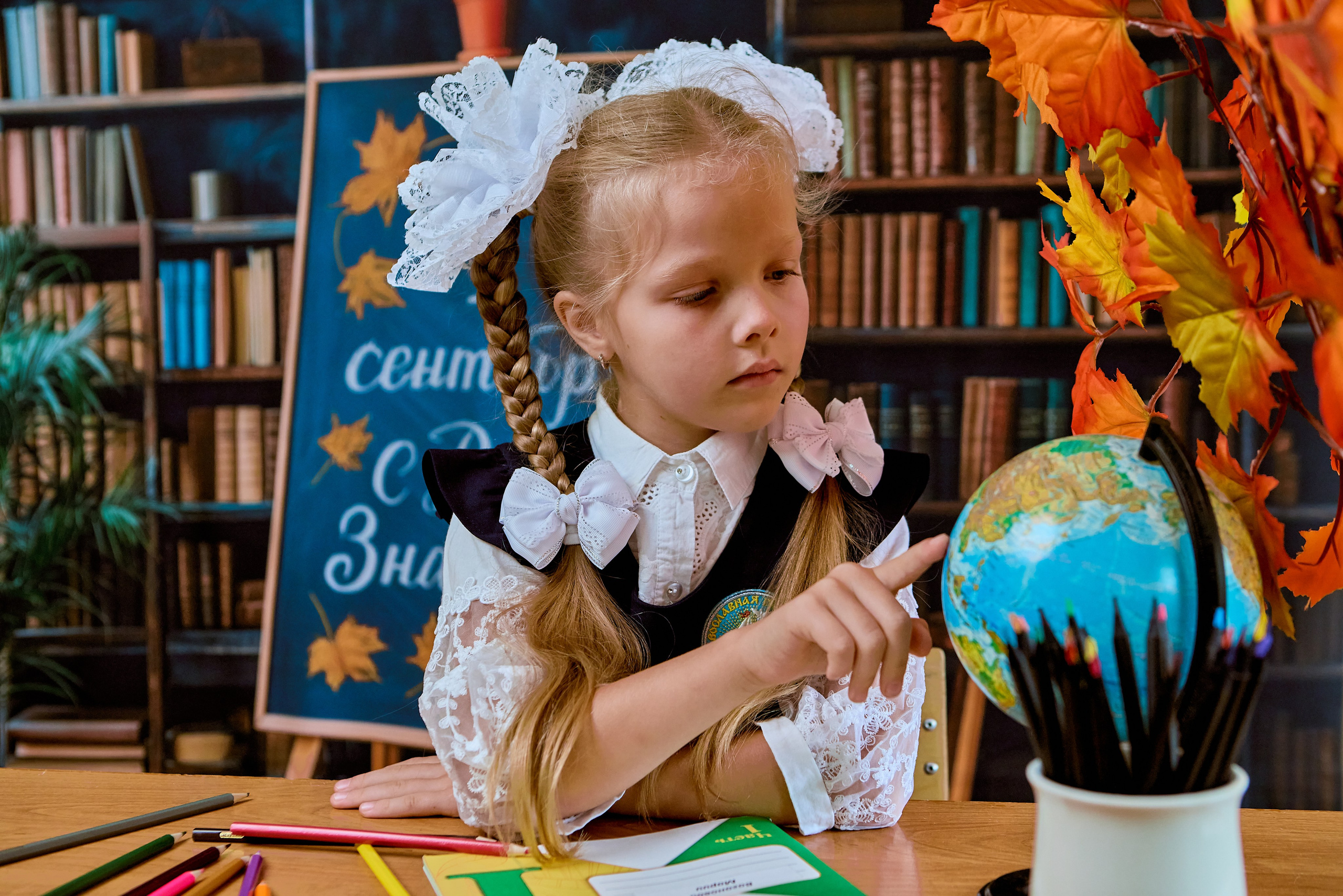 Школьный портрет для фотокниги фото Николая Голованова