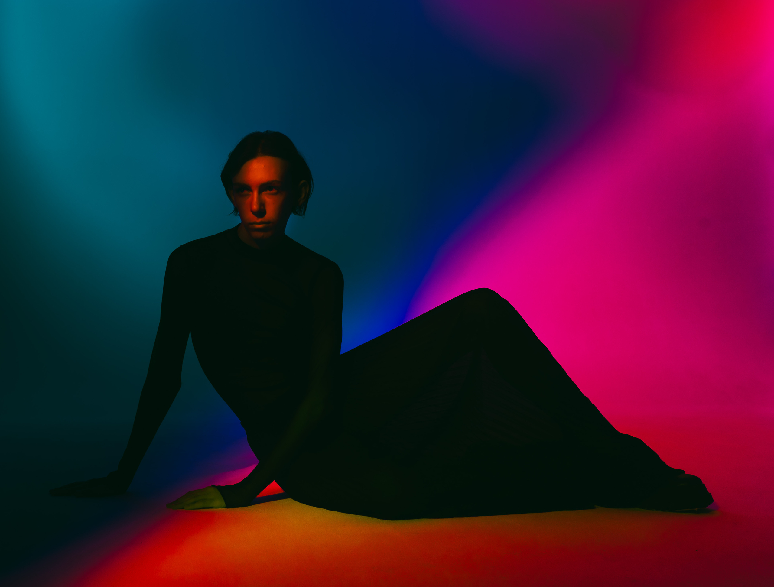 In the studio. Photo project