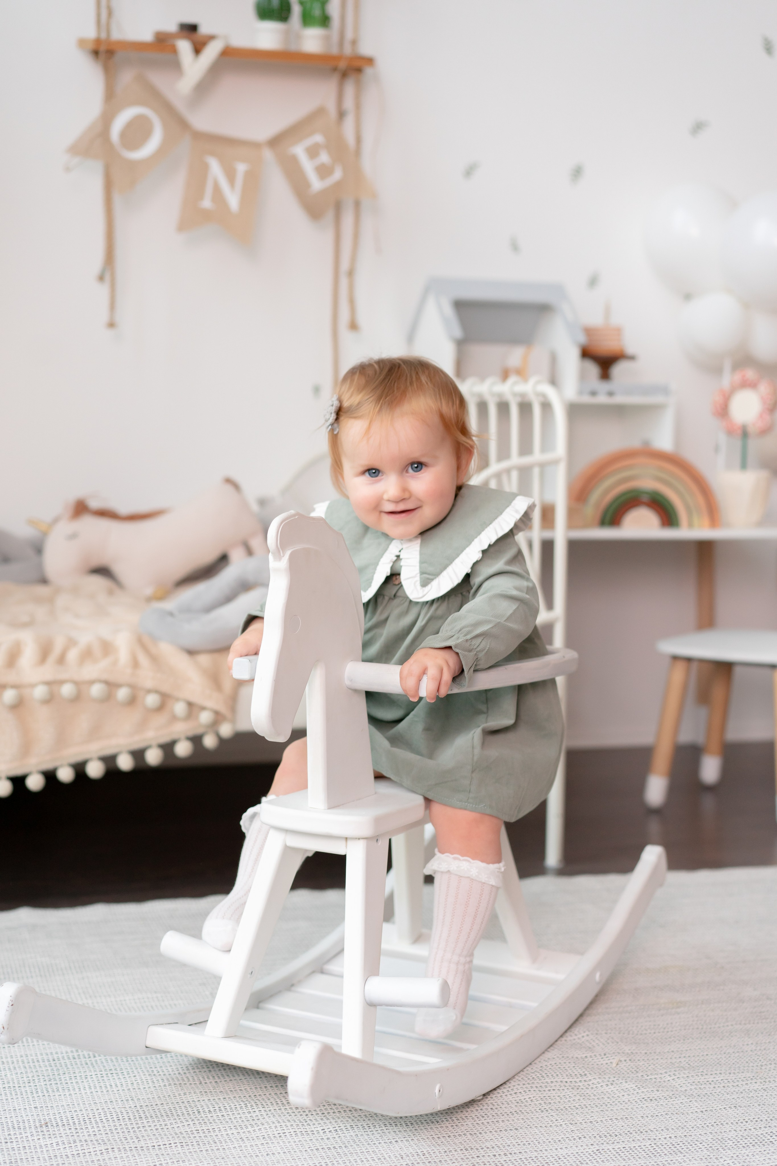 Первый день рождения малыша. Детская, семейная фотостудия в Санкт-Петербурге