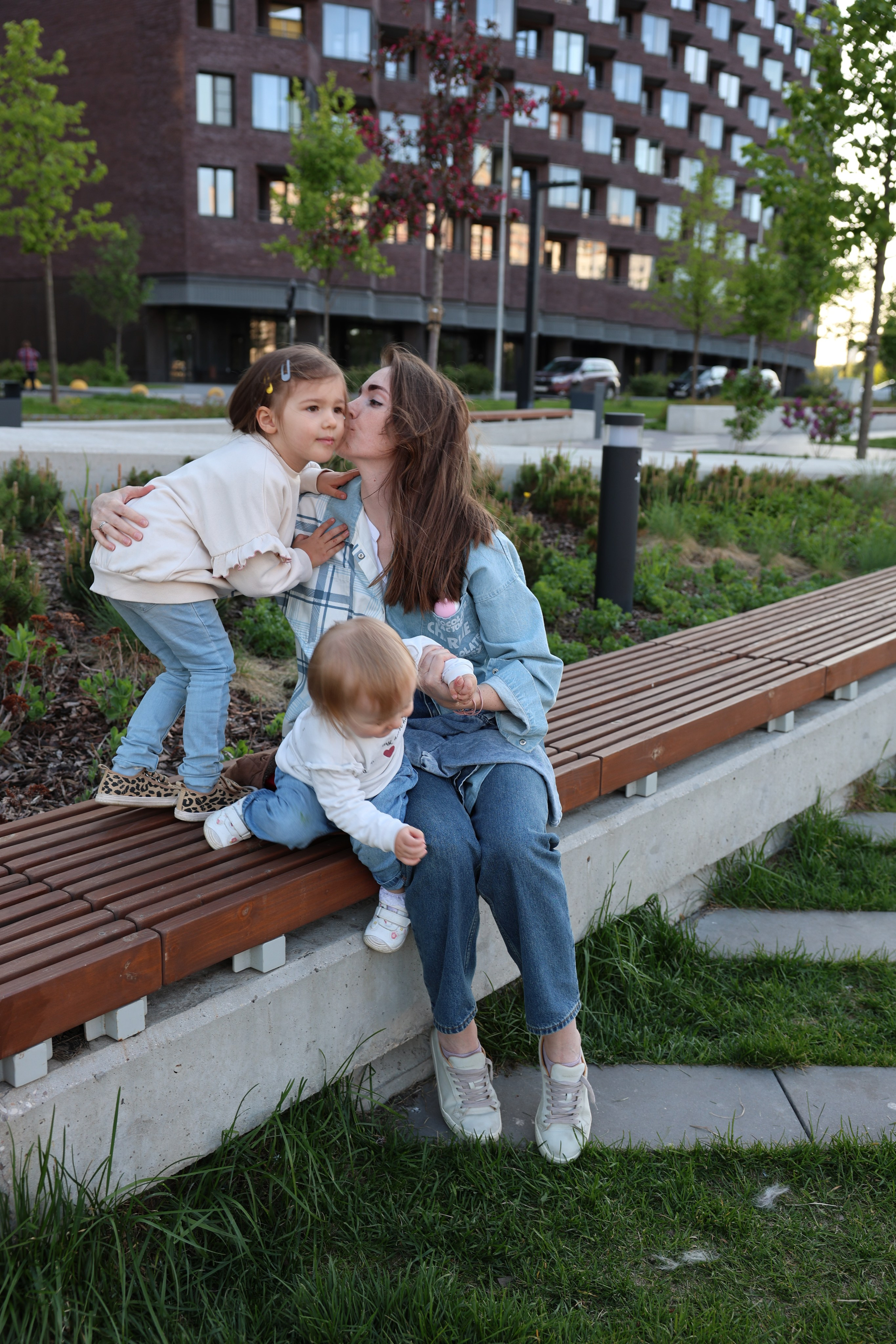 Катя, Мира и Полина. Прогулка в Москве. Ваш семейный newborn и lifestyle фотограф в СПБ Наталья Журавлева