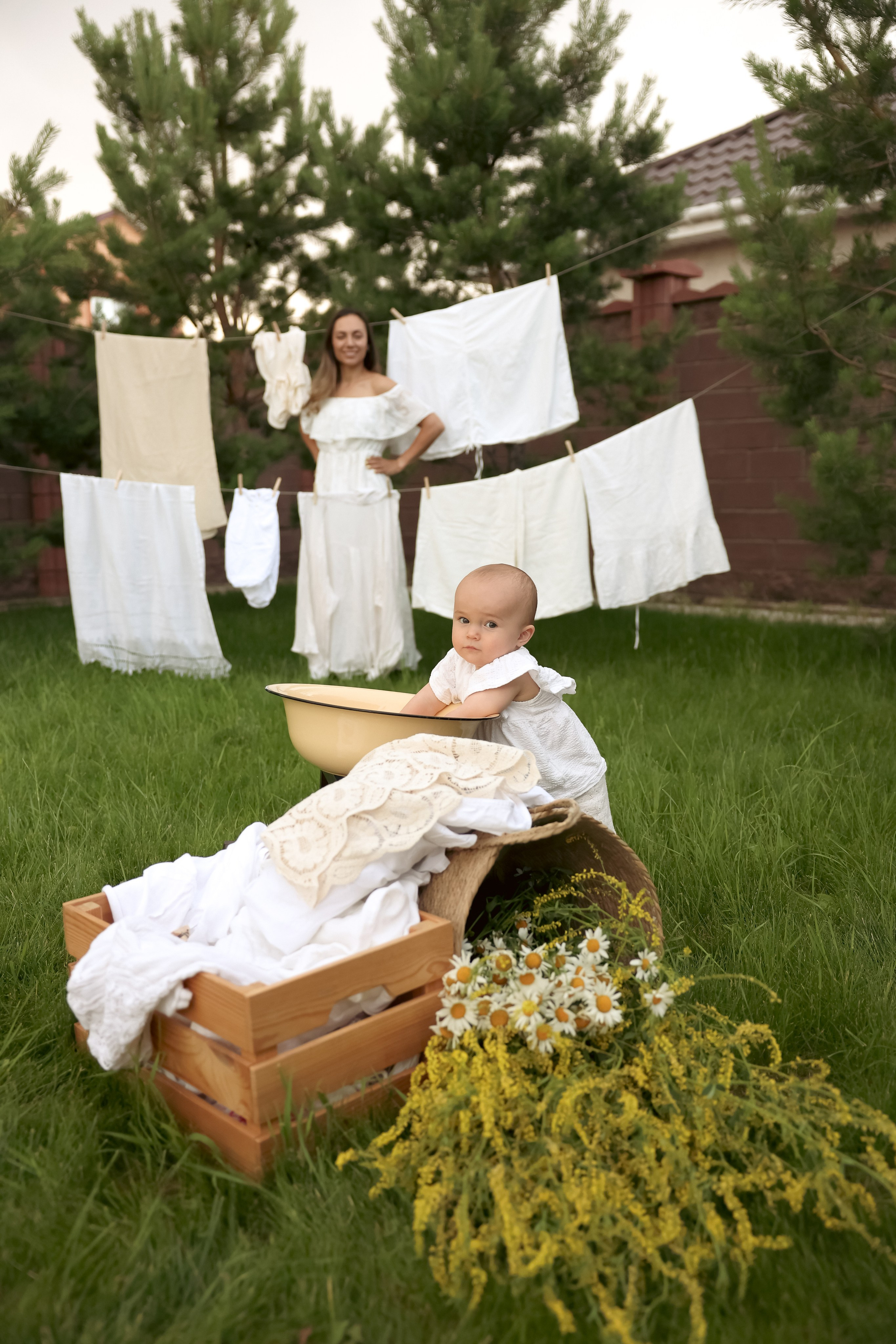 Большая стирка. Ваш семейный newborn и lifestyle фотограф в СПБ Наталья Журавлева