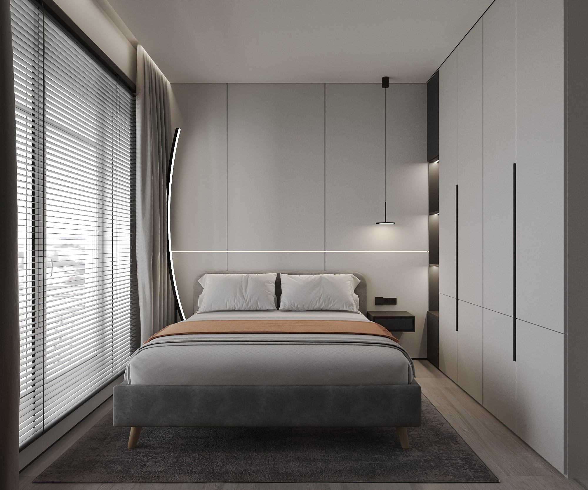 Квартира 62 кв. м. Хрустальный парк, Датский квартал. Annything design