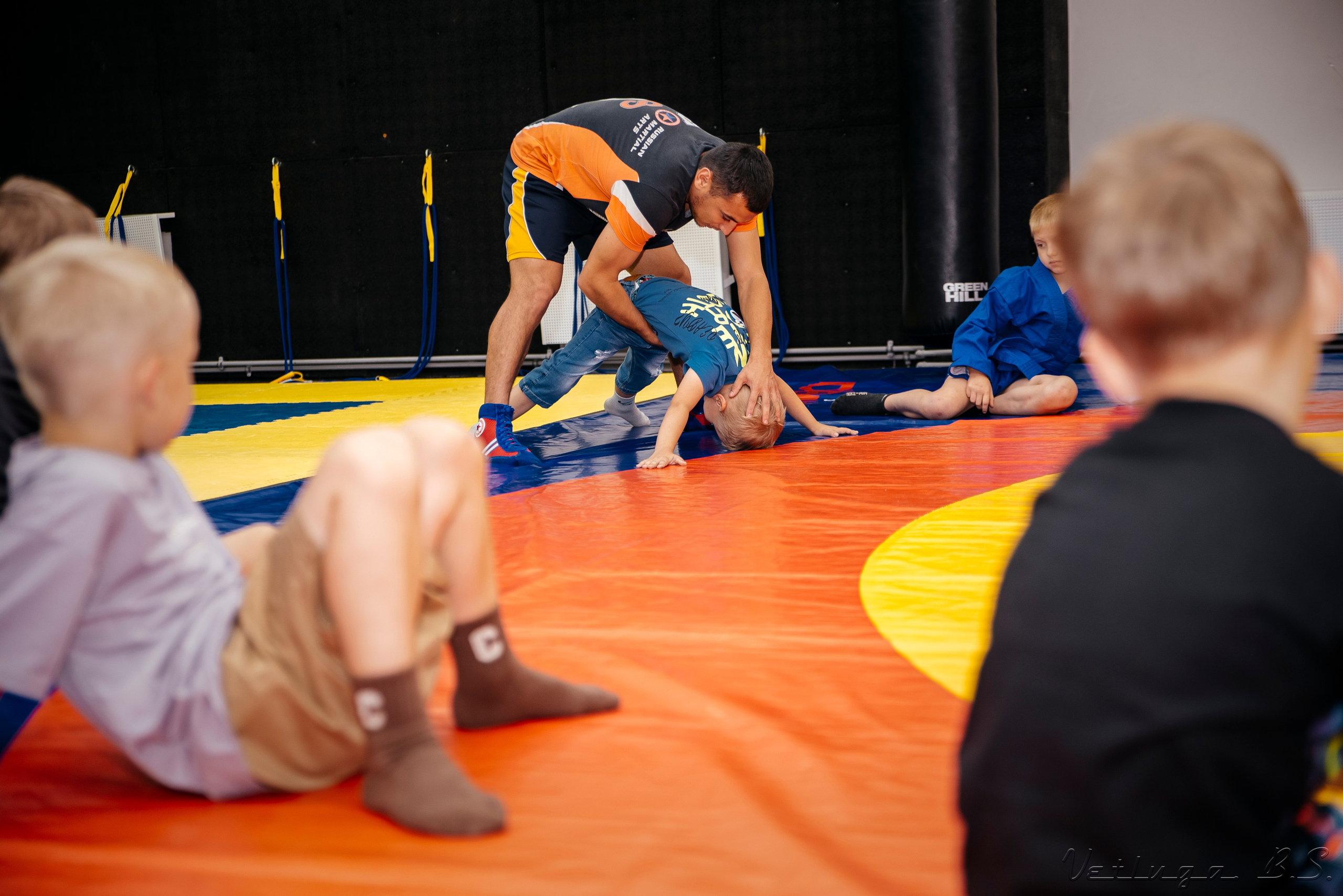 Самбо (тренировка). Фотограф в Ветлуге Сергей Белов (VETLUGA B.S.)