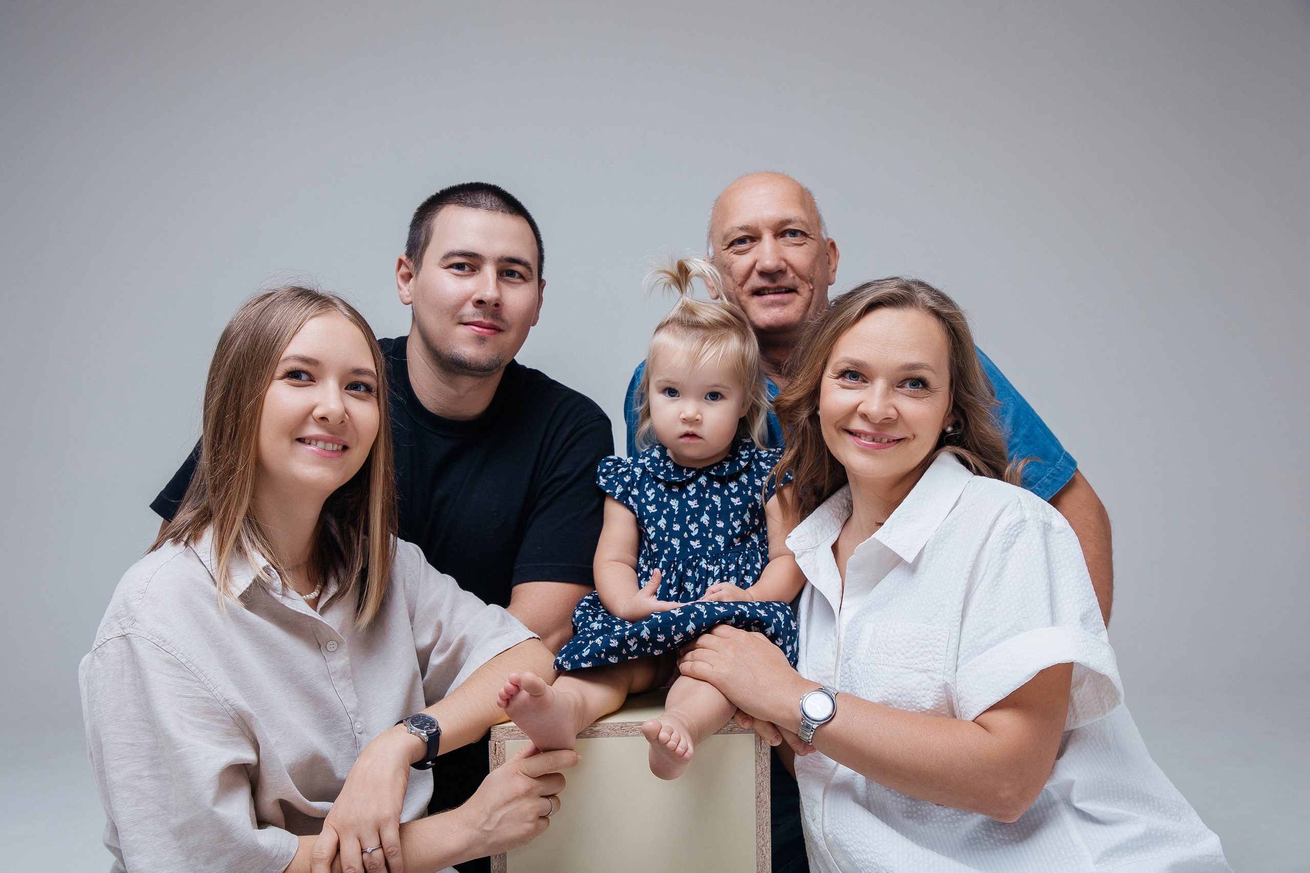 Настя и семья. Фотограф Денис Лесковский (Тюмень)