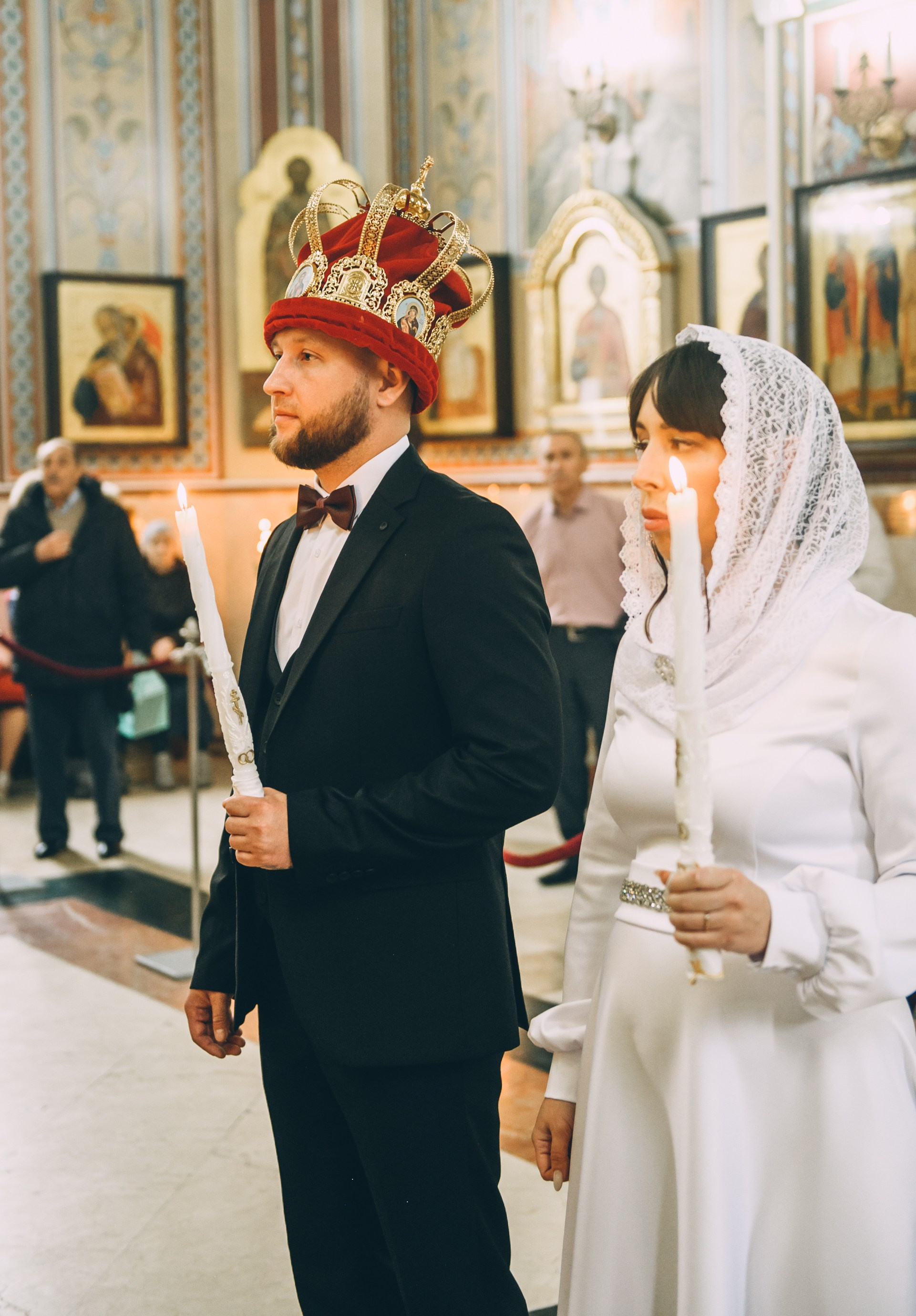 Венчание в соборе Владимира Равноапостольного. Свадебный и семейный фотограф София Невская