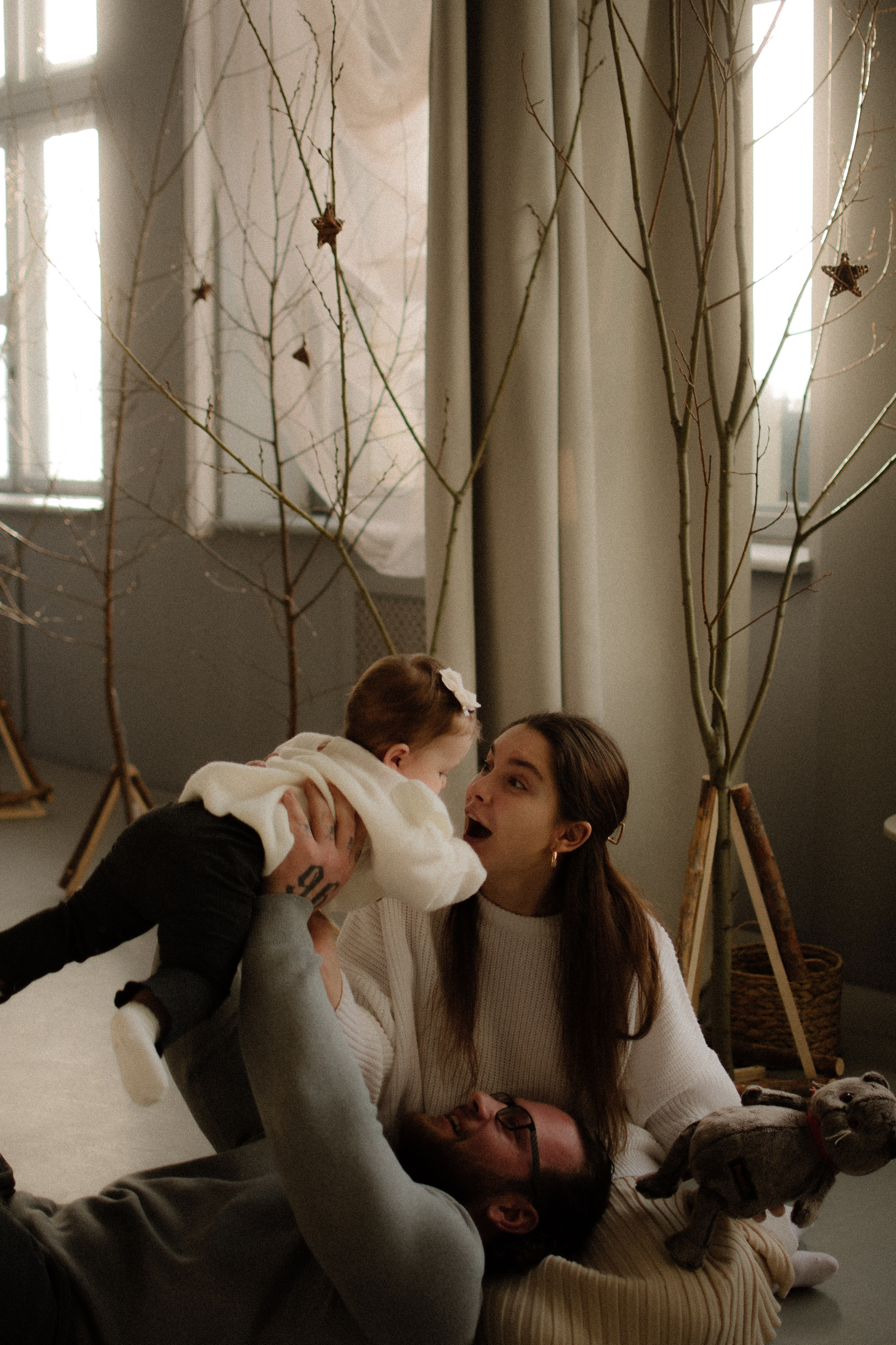 Полина, Сергей и Верочка. Фотограф Анфиса Хардина Екатеринбург