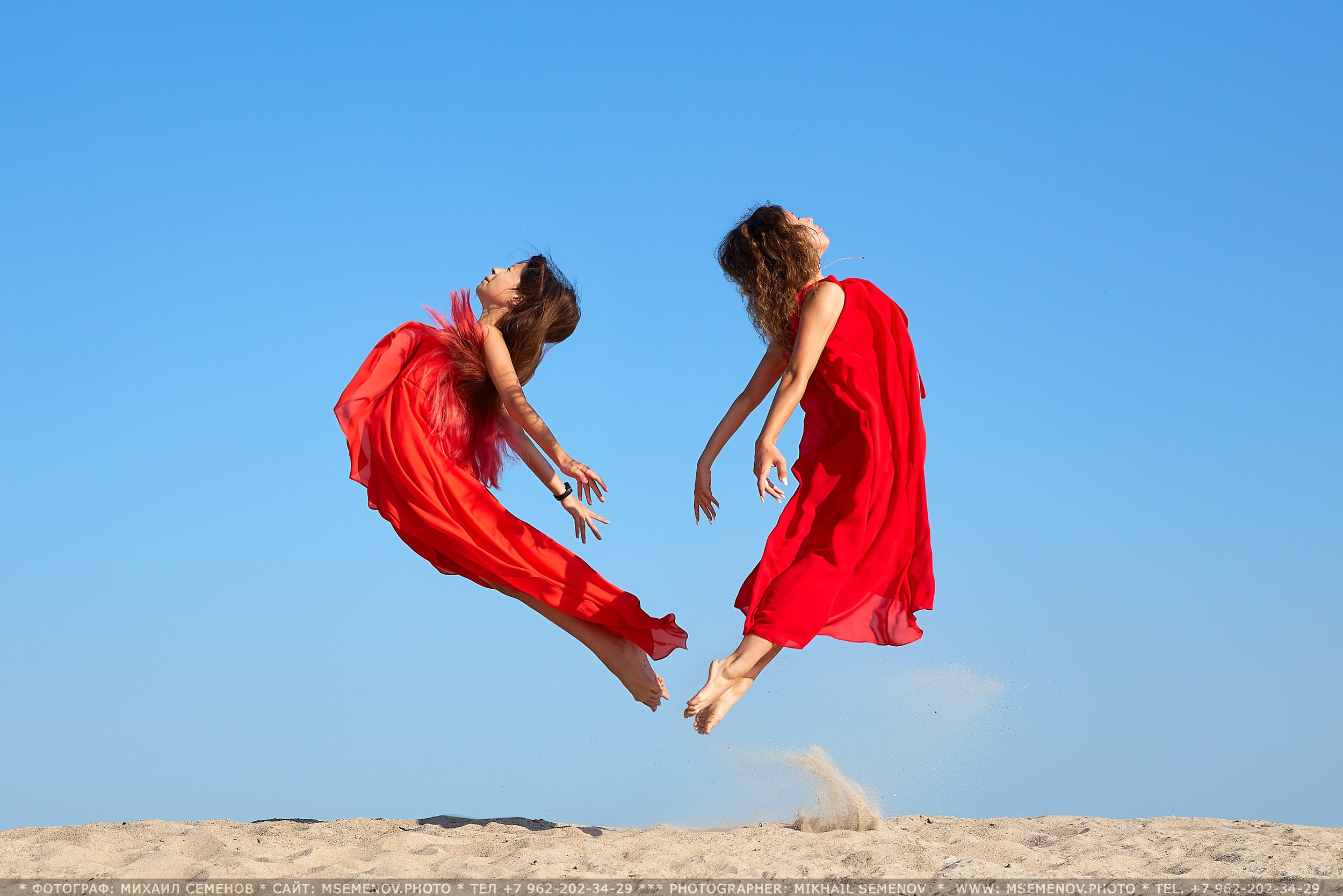 Фотосессия сестер на пляже Фотограф Михаил Семенов,  г. Ярославль