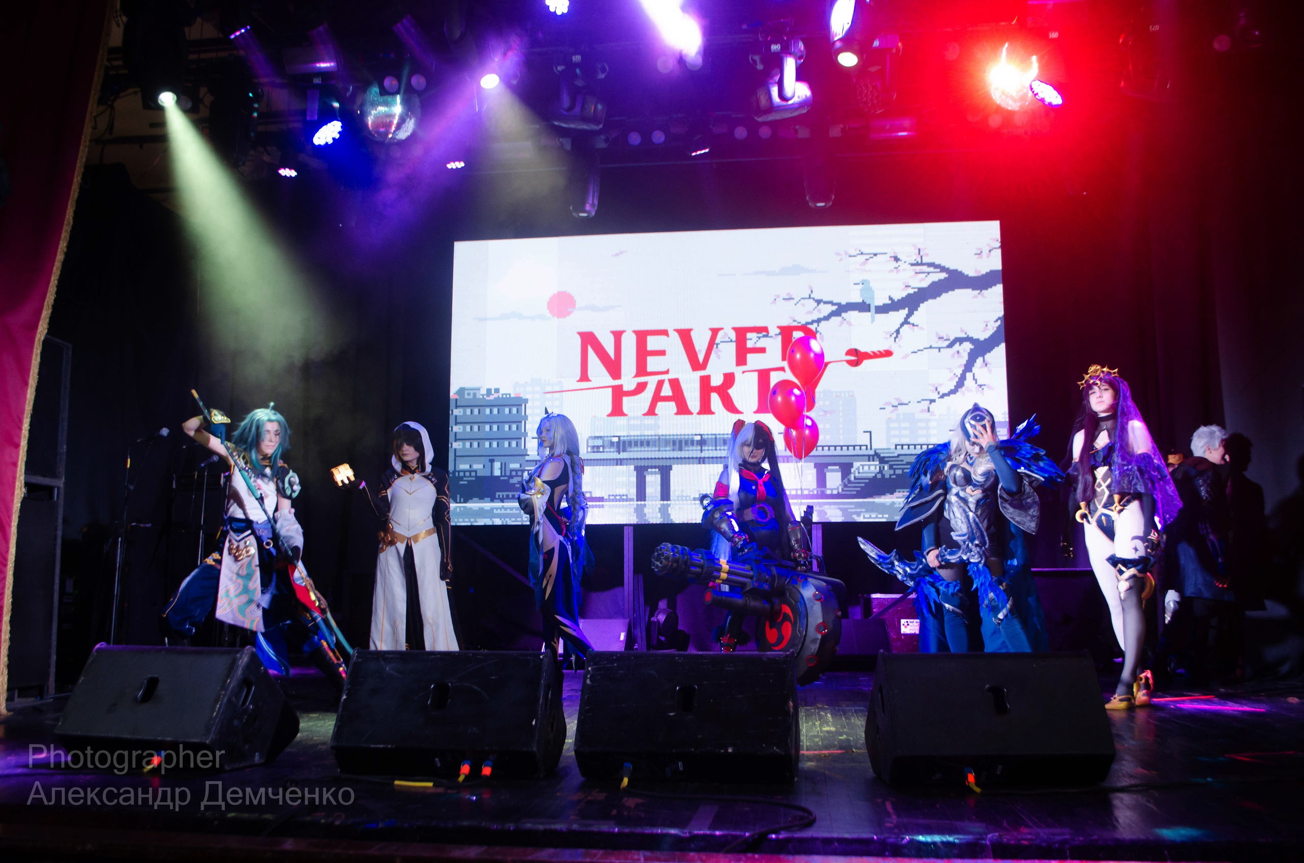 Фотосессия на фестивале косплея Never Party 3.0 в Москва